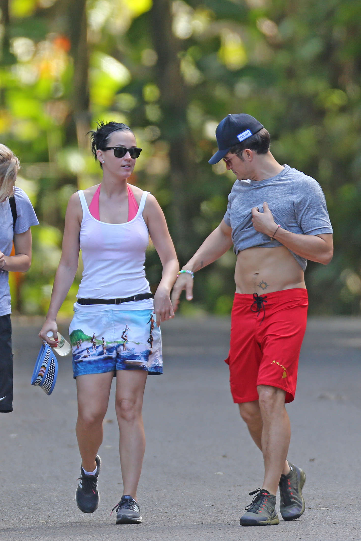 Katy Perry and Orlando Bloom Hiking in Hawaii