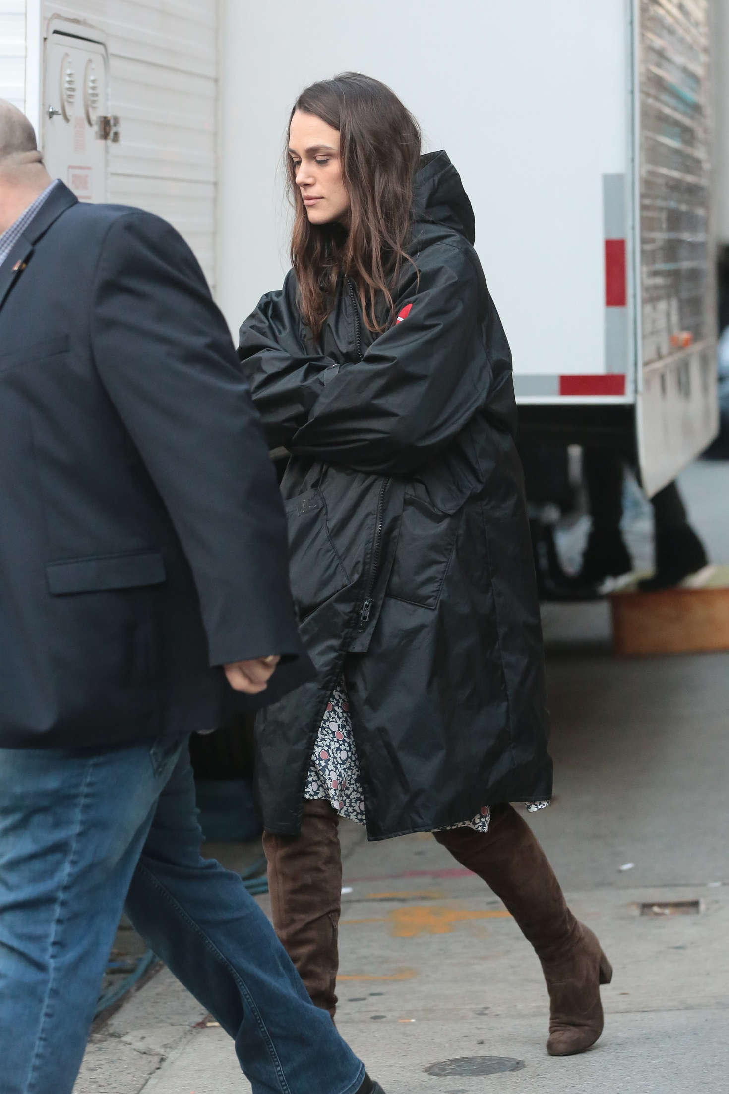 Keira Knightley â€“ Filming â€˜Collateral Beautyâ€™ in New York