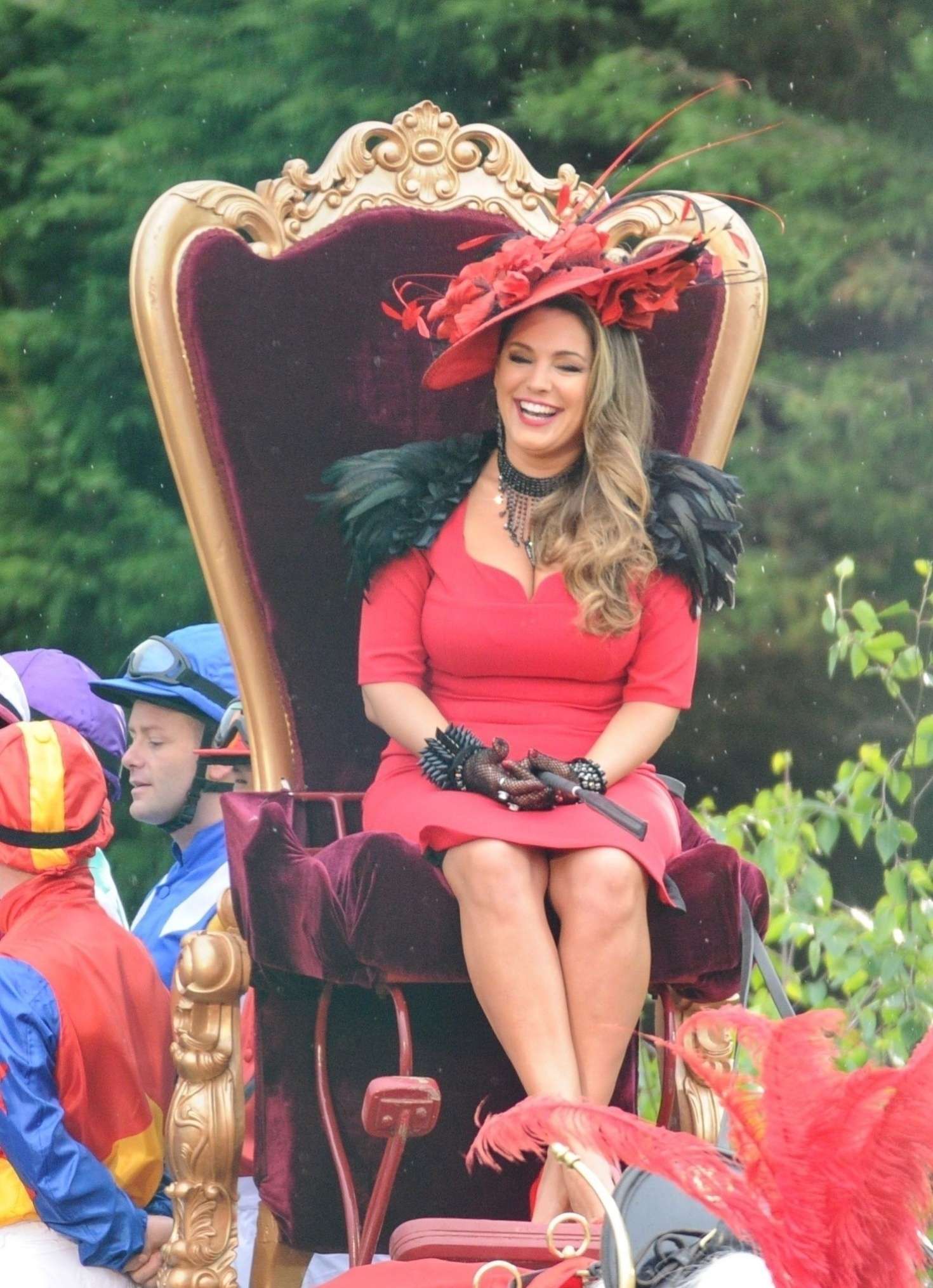 Kelly Brook â€“ Flming a commercial for the new Ladbrokes advertisement in Liverpool
