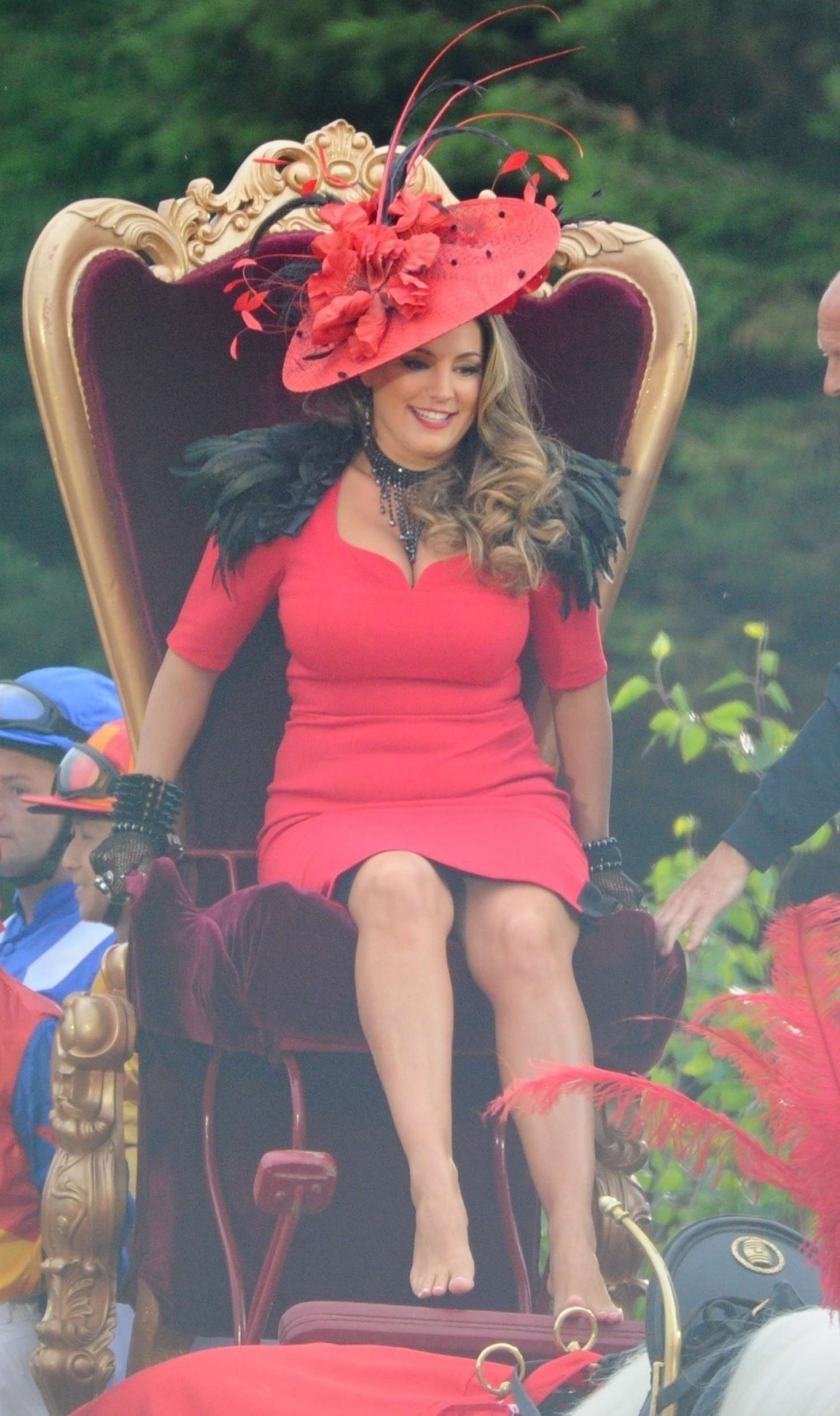Kelly Brook â€“ Flming a commercial for the new Ladbrokes advertisement in Liverpool