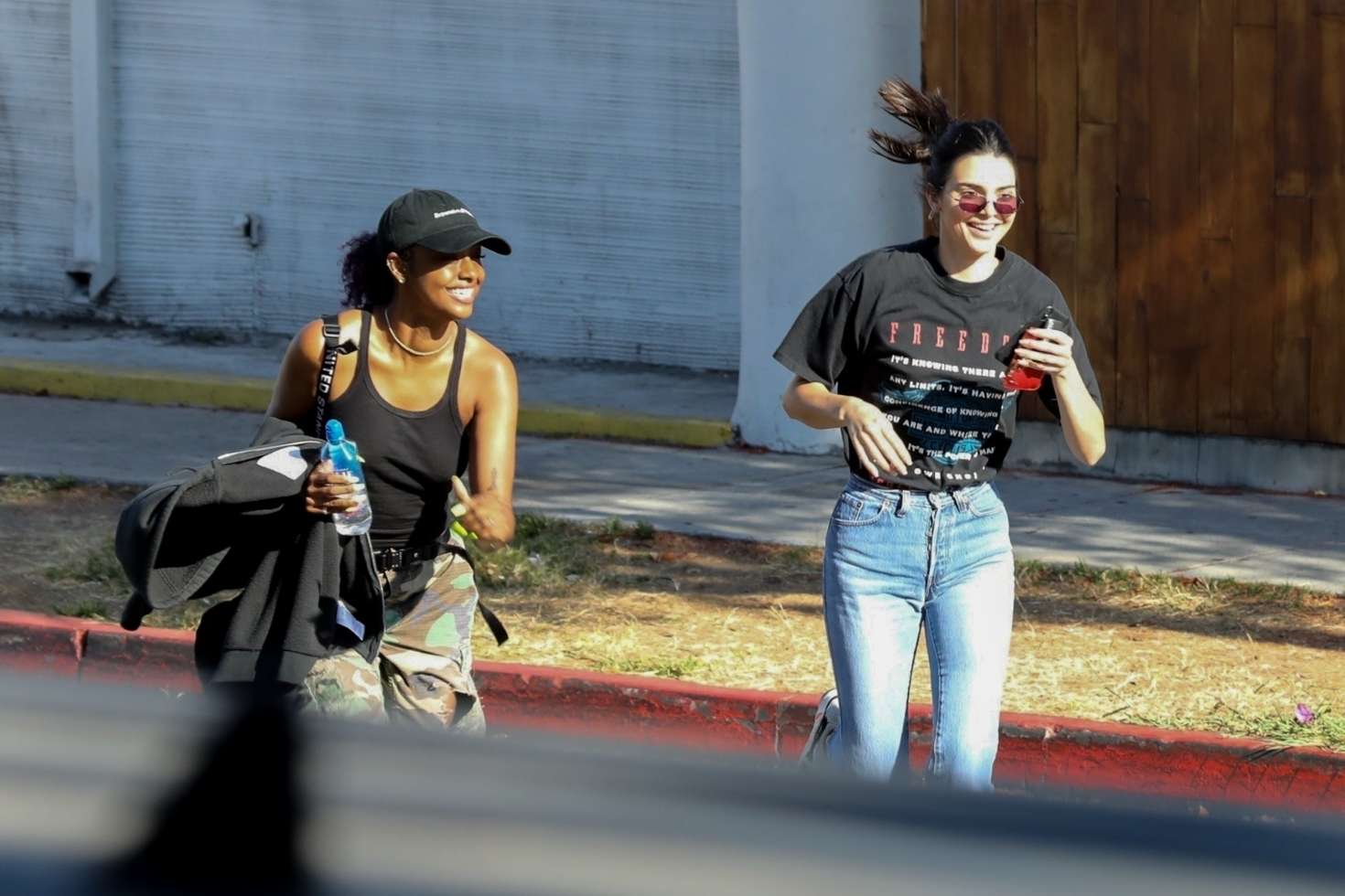 Kendall Jenner at a Japanese BBQ restaurant in Los Angeles