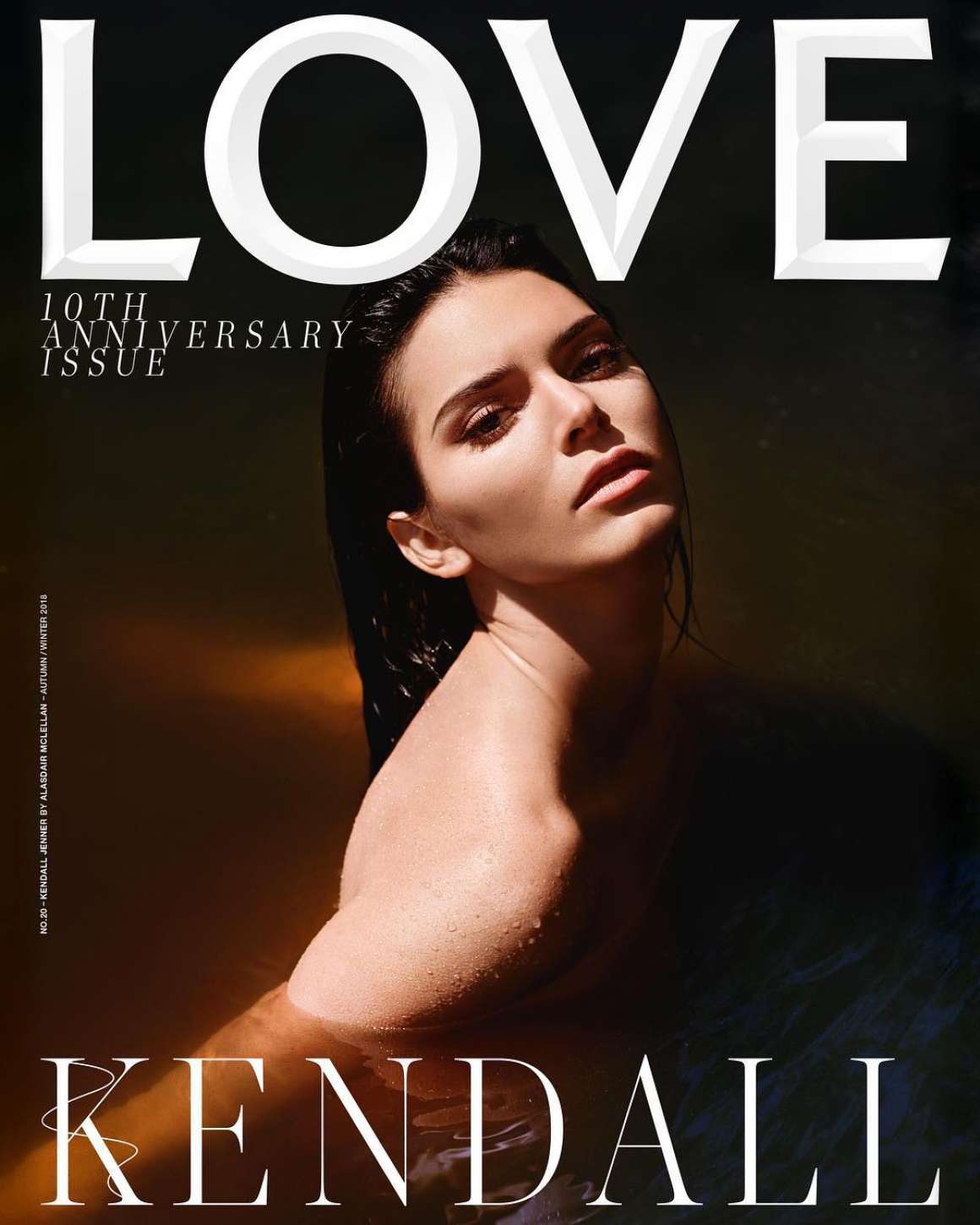Kendall Jenner for Love Magazine â€“ 10th Anniversary Issue 2018
