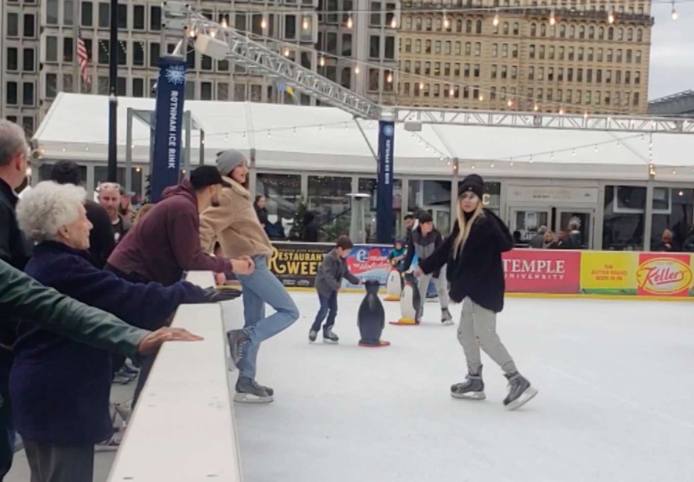 Kendall Jenner â€“ Ice Skating in Philadelphia