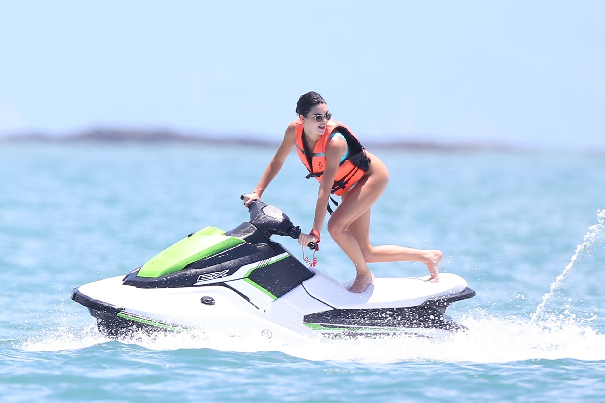 Kendall Jenner in Bikini â€“ Jet ski in Puerto Vallarta