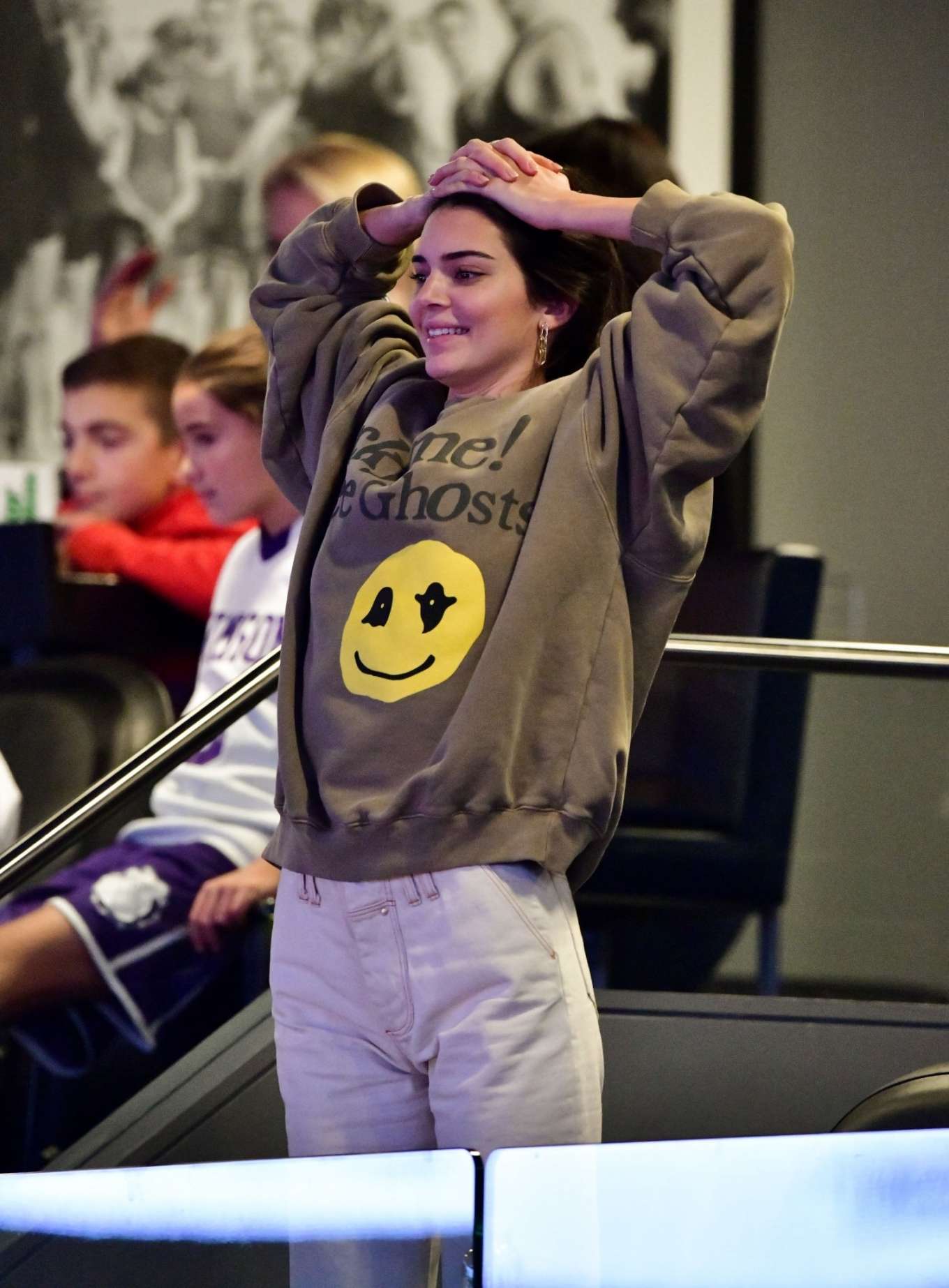 Kendall Jenner â€“ Seen at Philadelphia 76ers vs Brooklyn Nets game at Barclays Center of Brooklyn