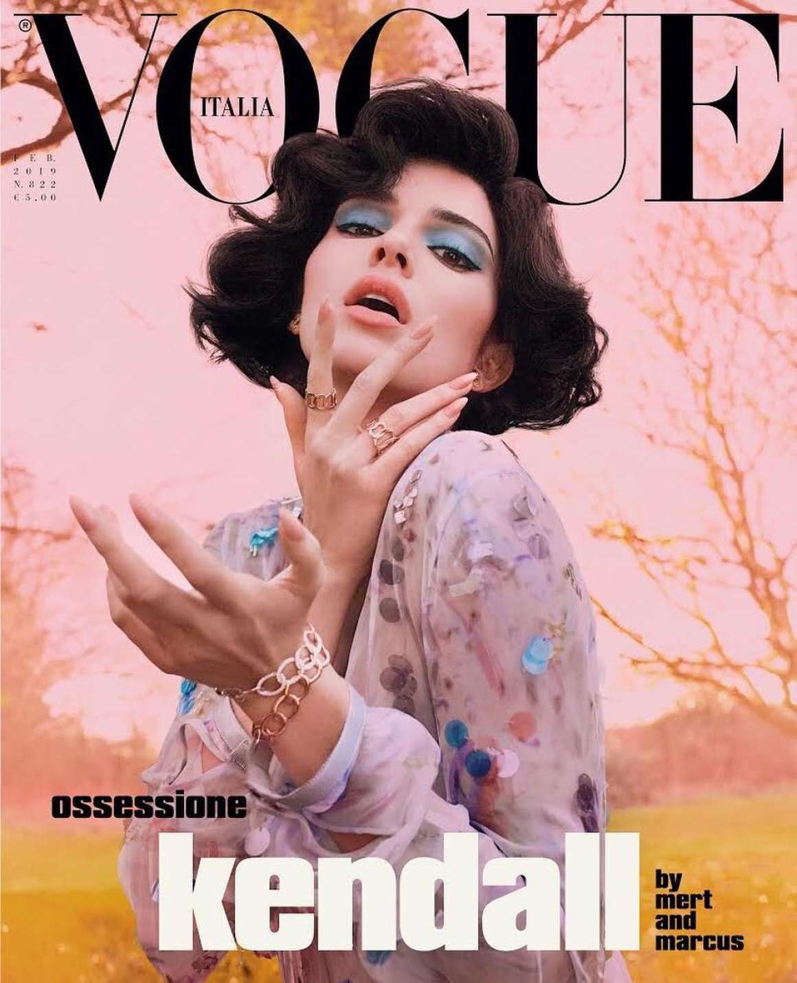 Kendall Jenner â€“ Vogue Italy Magazine (February 2019)