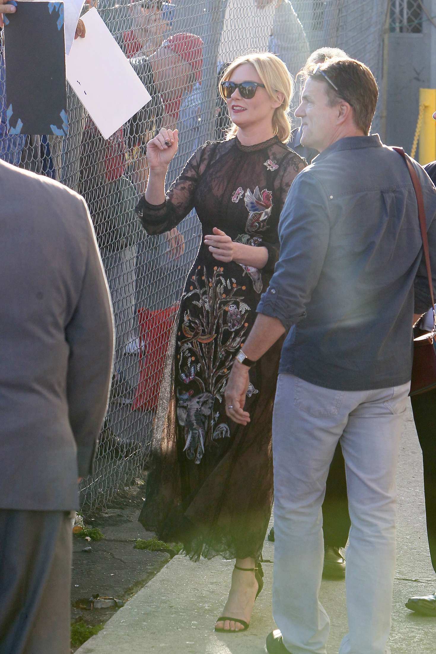 Kirsten Dunst â€“ Leaving the ABC studios after Jimmy Kimmel Live in LA