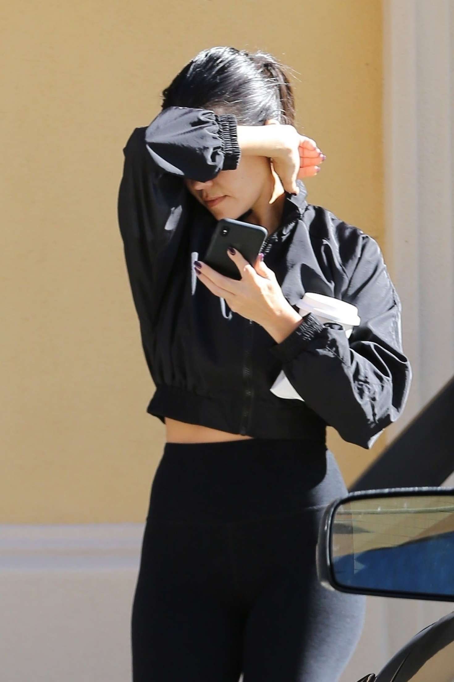 Kourtney Kardashian in Black â€“ Out in Los Angeles