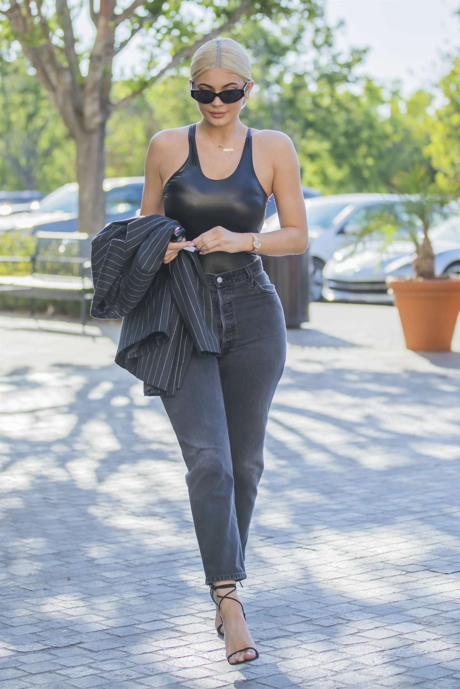 Kylie Jenner at Polacheckâ€™s Jewlers in Calabasas