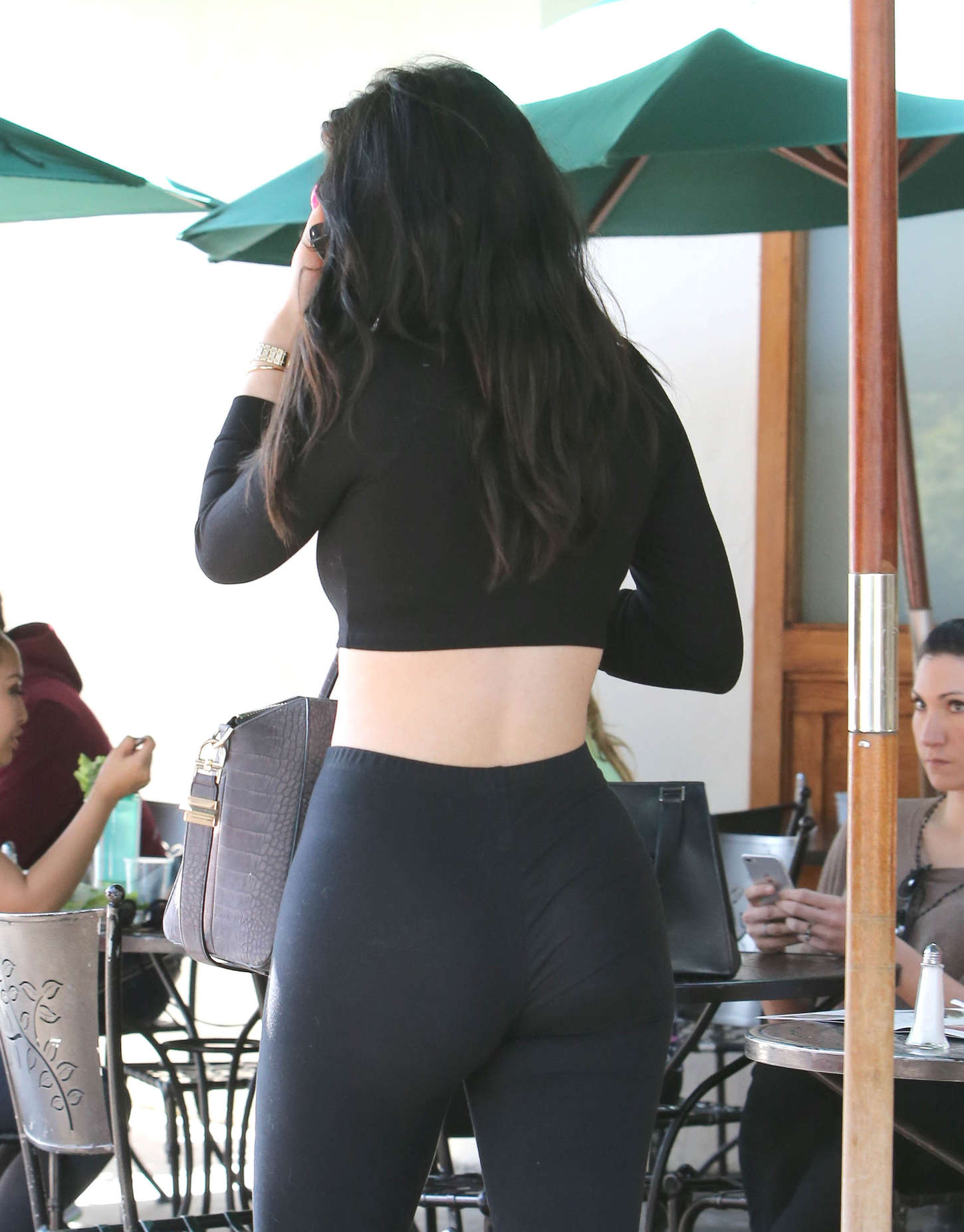 Kylie Jenner Booty In Tights Gotceleb