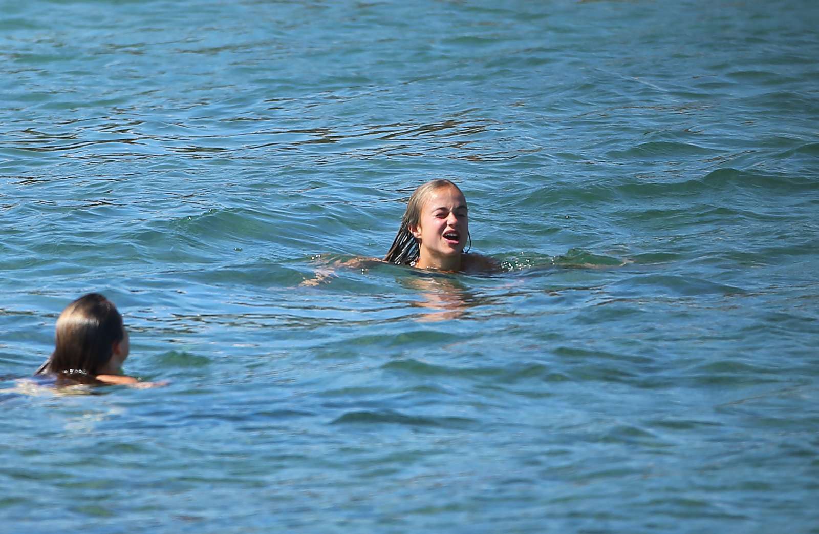 Lady Amelia Windsor in Bikini on a beach Ibiza