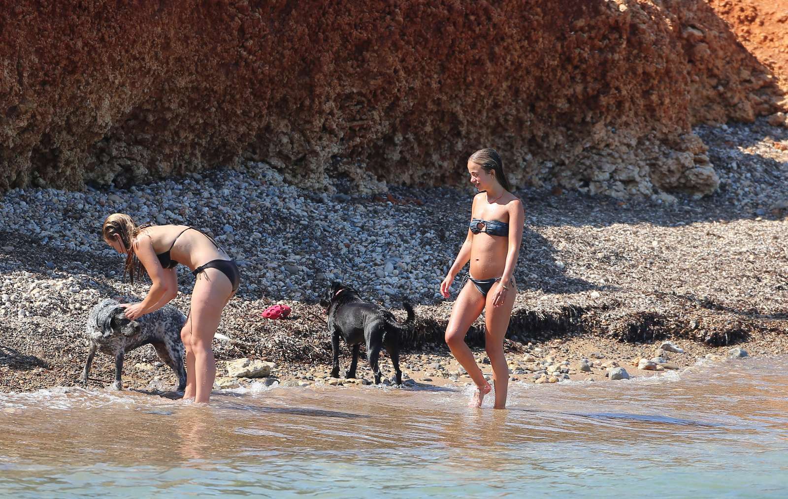 Lady Amelia Windsor in Bikini on a beach Ibiza