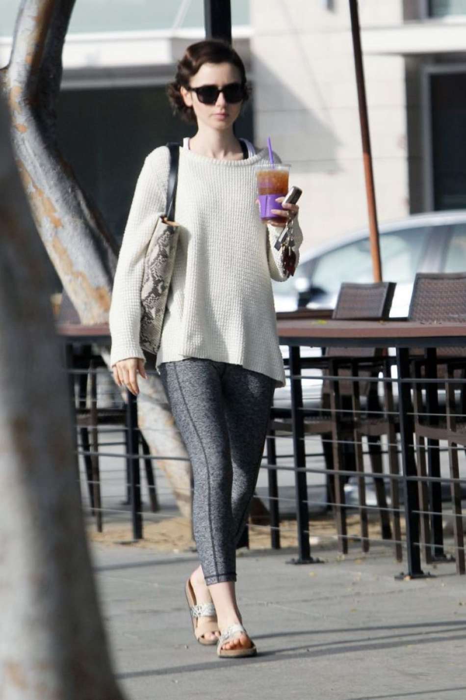 Lily Collins â€“ Out and about in West Hollywood