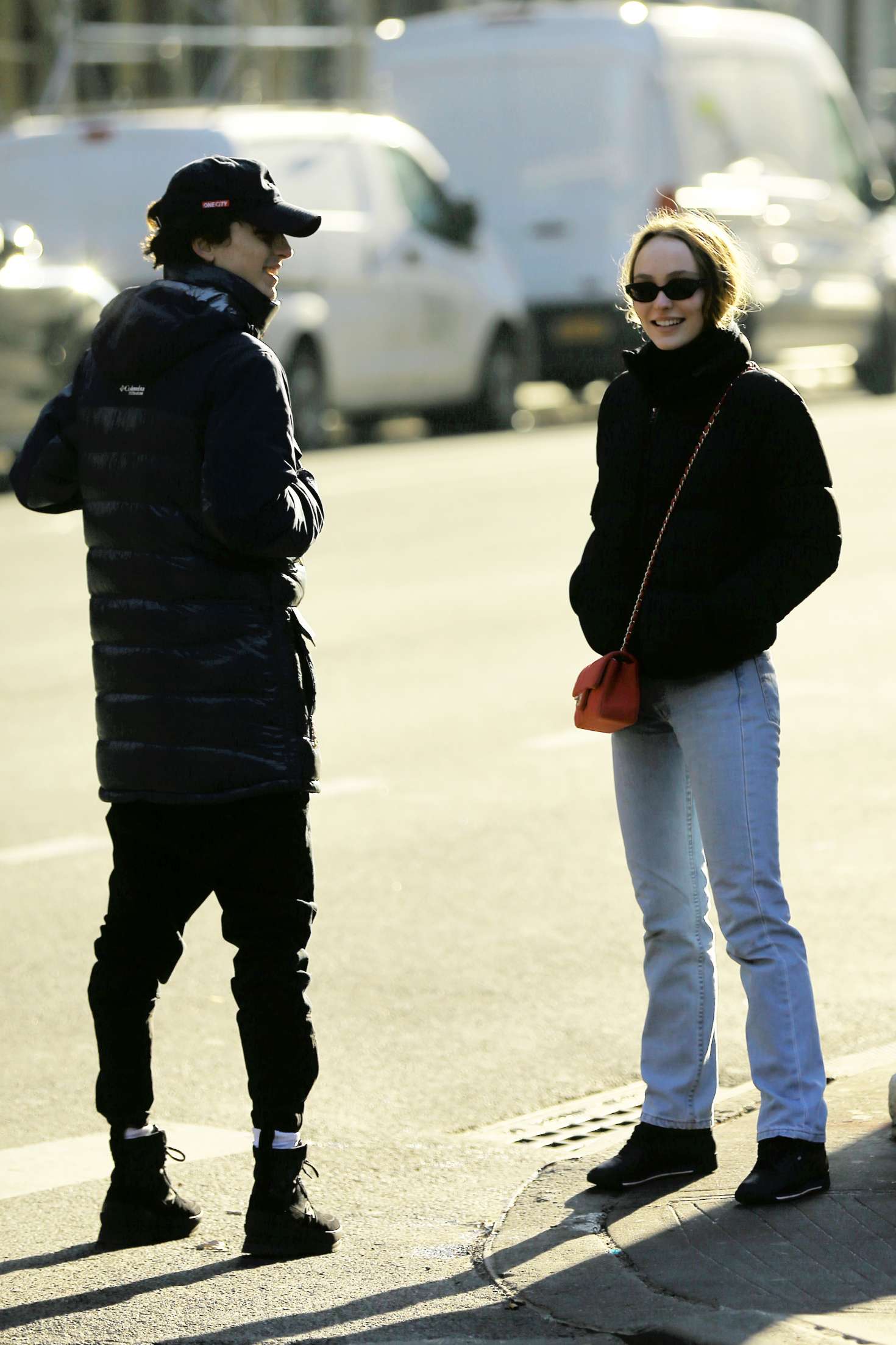 Lily Rose Depp and Timothee Chalamet â€“ Out for lunch in New York City