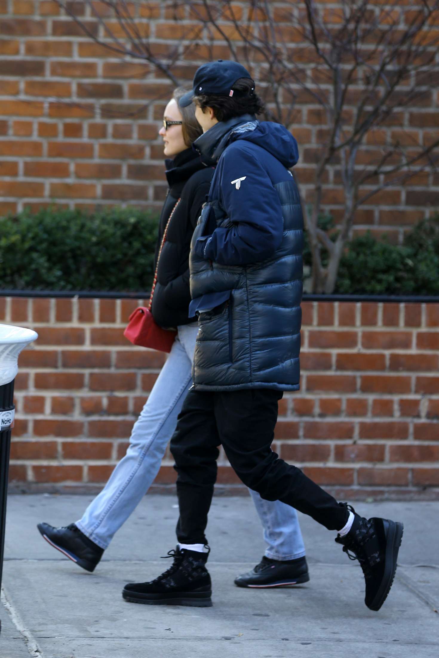 Lily Rose Depp and Timothee Chalamet â€“ Out for lunch in New York City