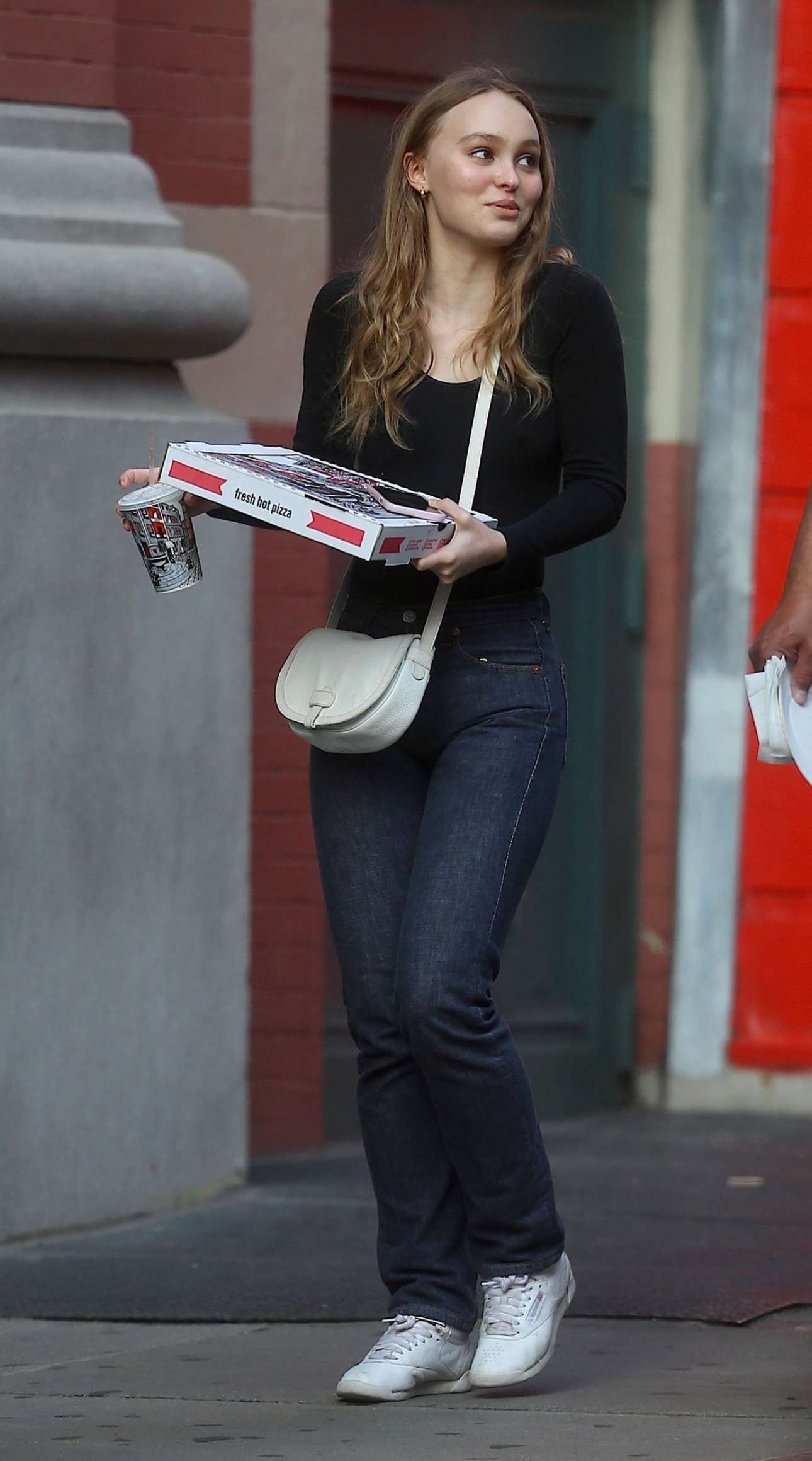 Lily-rose Depp -Out For Pizza In New York