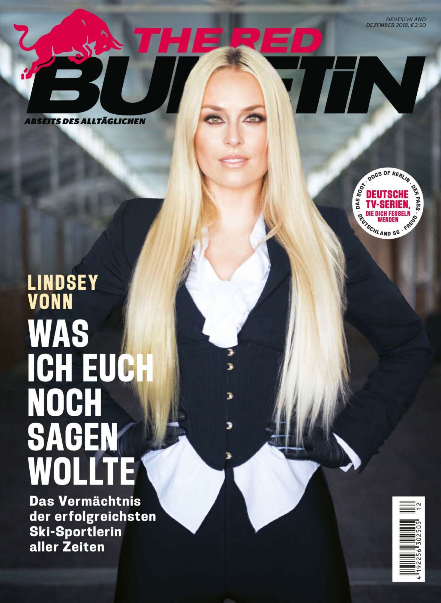 Lindsey Vonn â€“ The Red Bulletin Germany Magazine (December 2018)