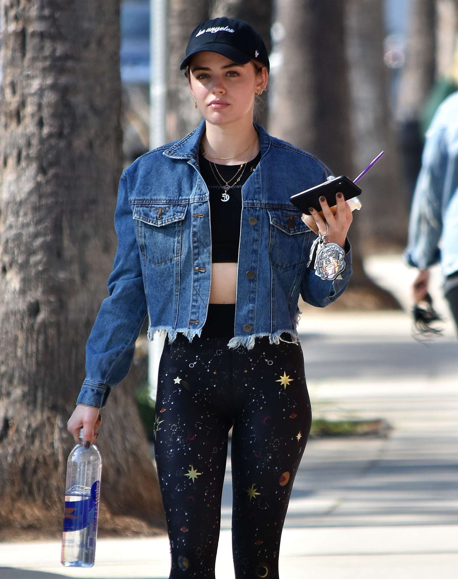 Lucy Hale â€“ Hits the gym in LA