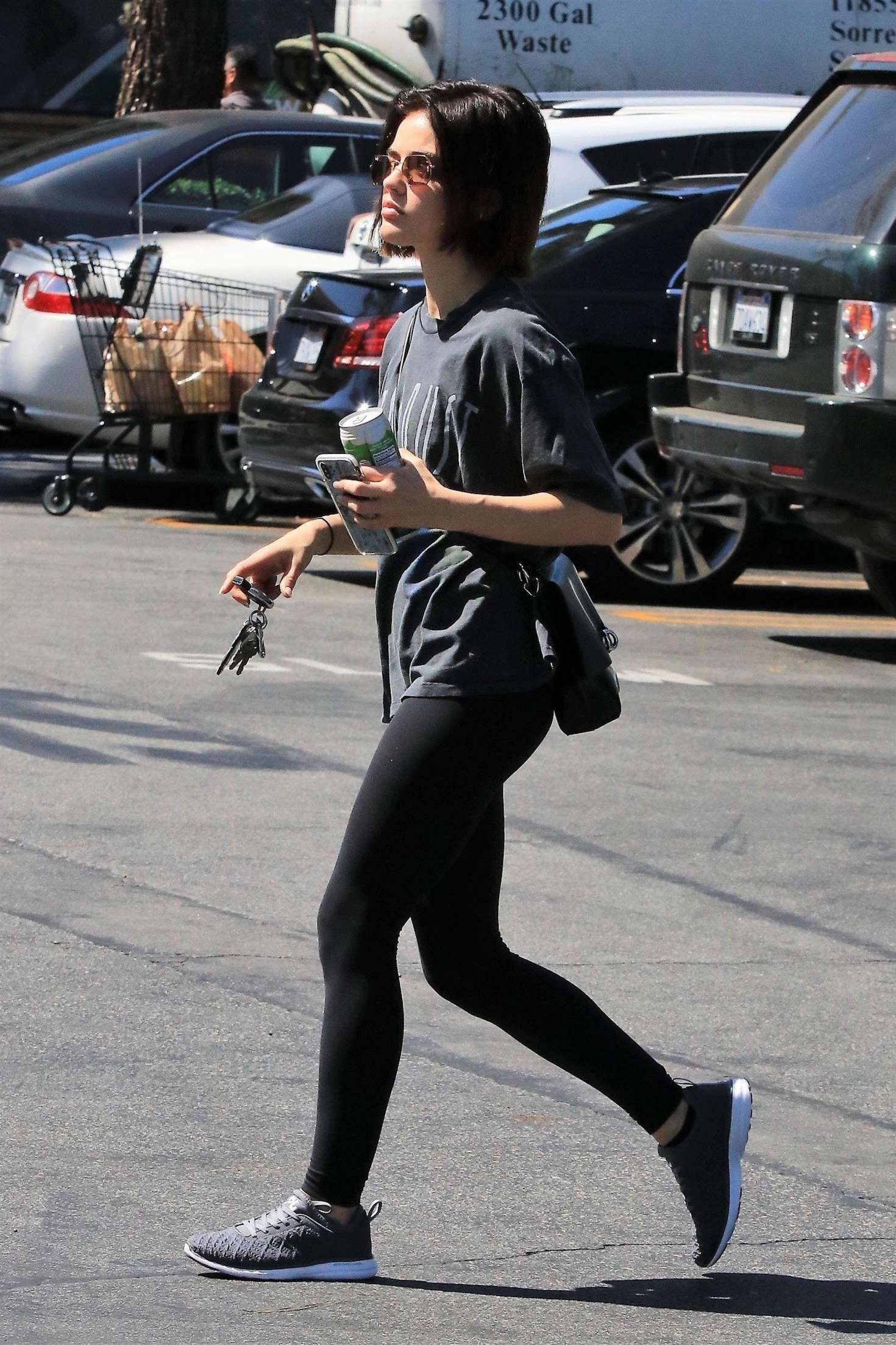 Lucy Hale â€“ Shopping at Ralphâ€™s in Los Angeles
