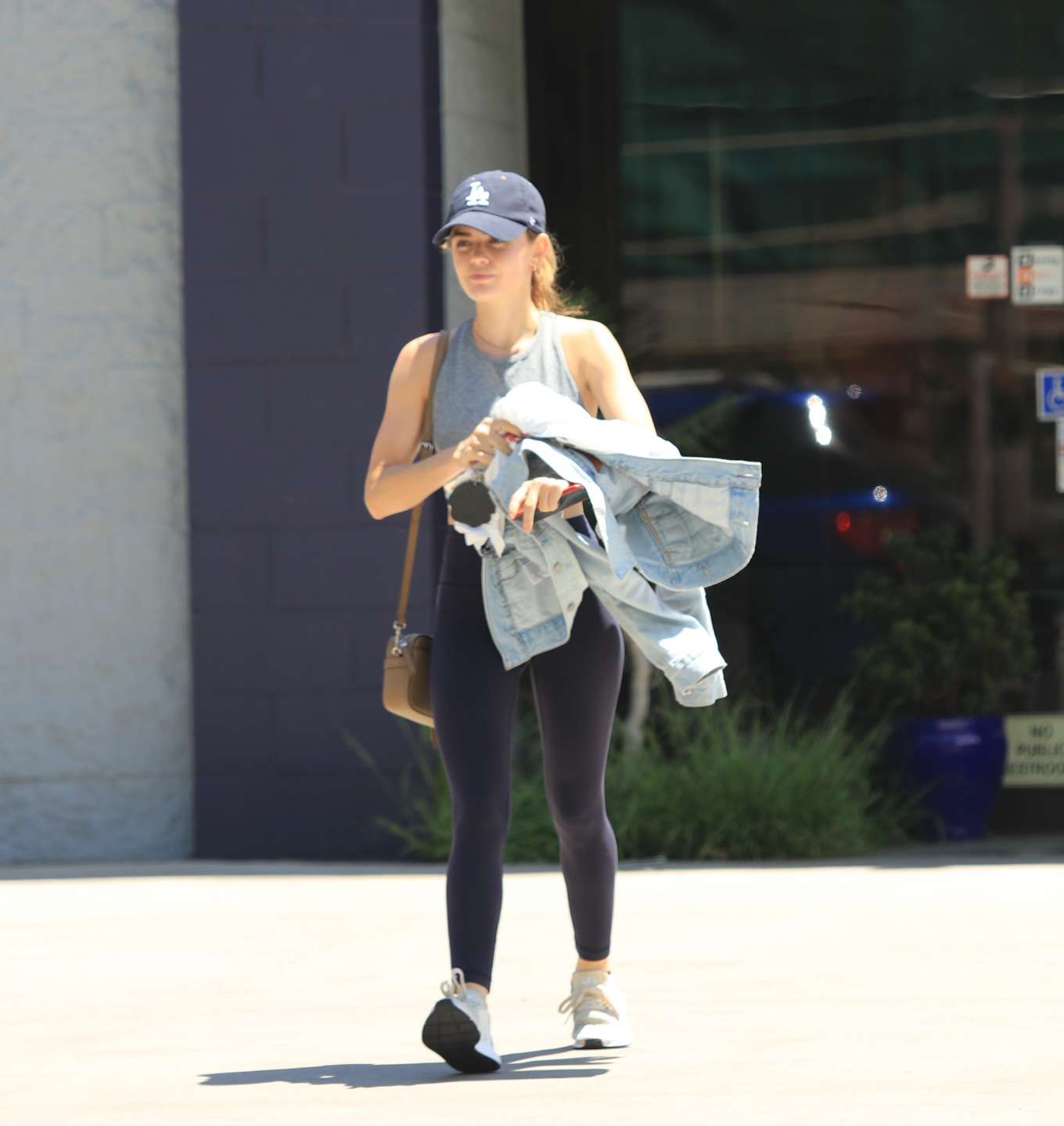 Lucy Hale â€“ Spotted leaving a workout in Studio City