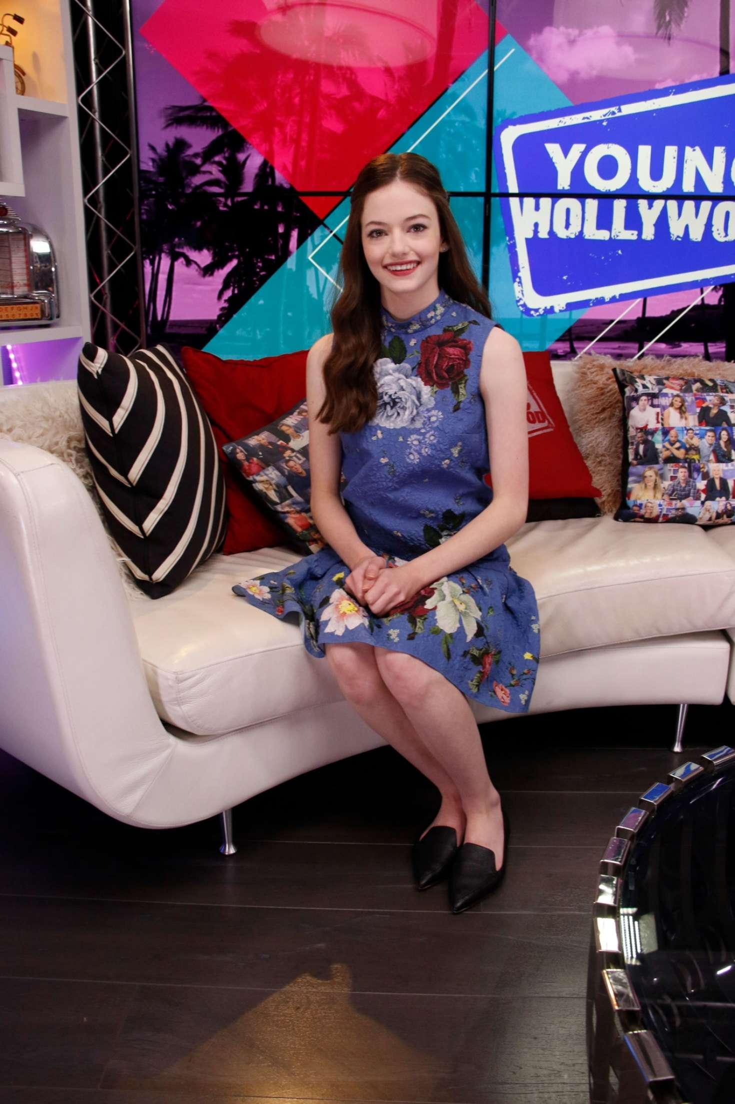 Mackenzie Foy â€“ Visits Young Hollywood Studio in LA