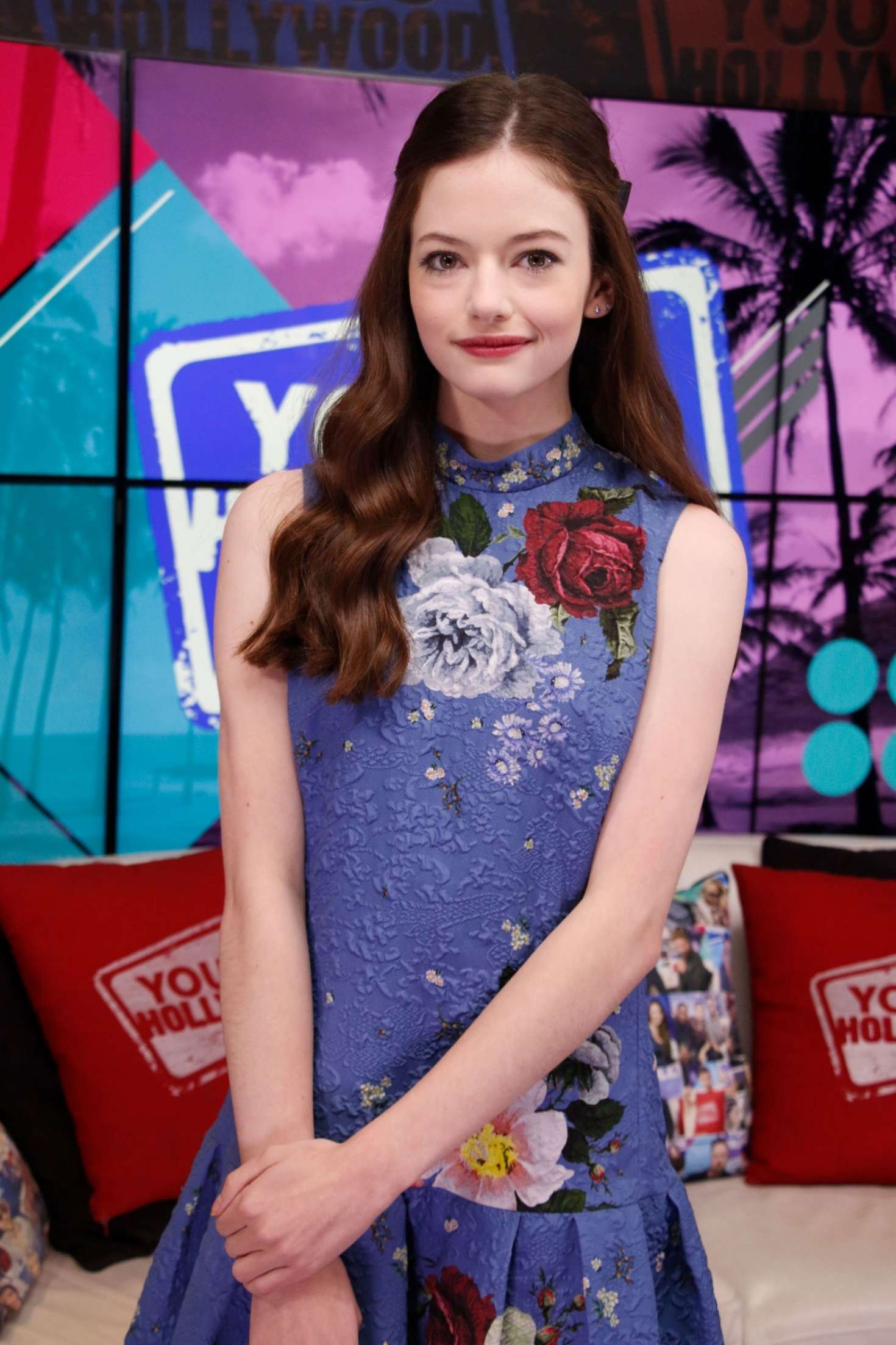 Mackenzie Foy â€“ Visits Young Hollywood Studio in LA