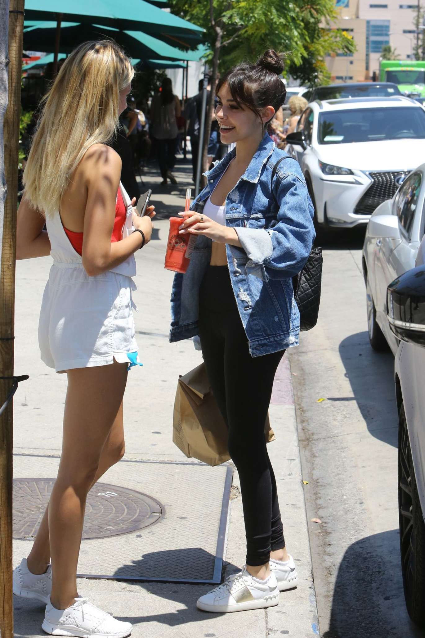 Madison Beer and Hailey Baldwin Out in West Hollywood
