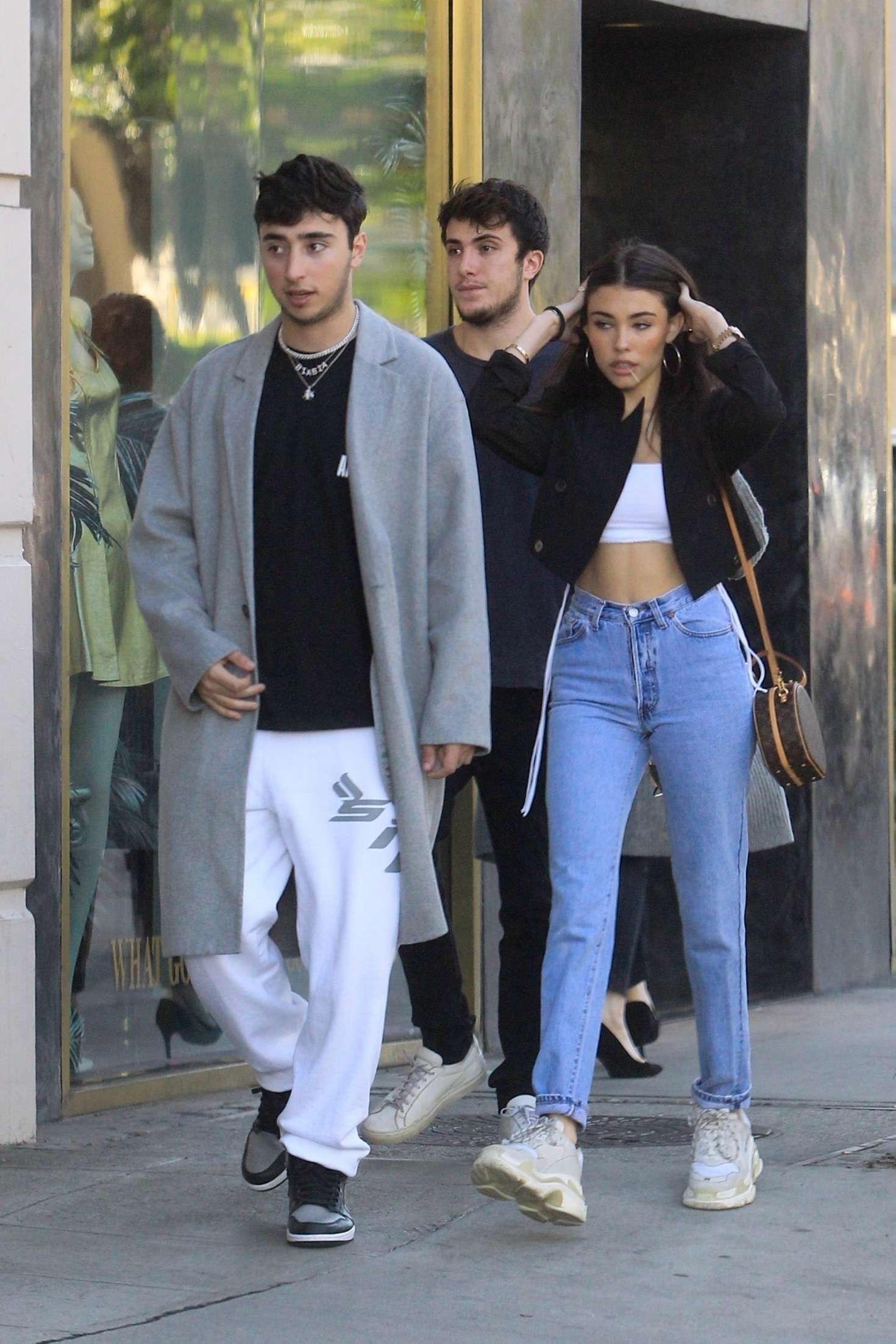 Madison Beer â€“ Shopping with ex Zack Bia in Beverly Hills