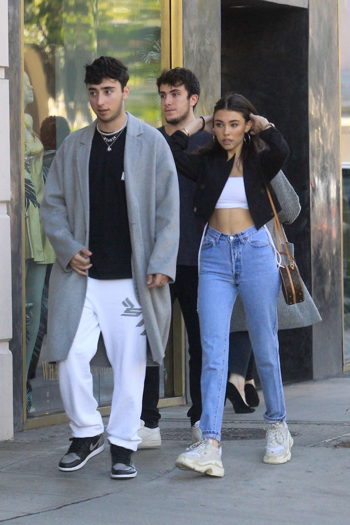 Madison Beer â€“ Shopping with ex Zack Bia in Beverly Hills