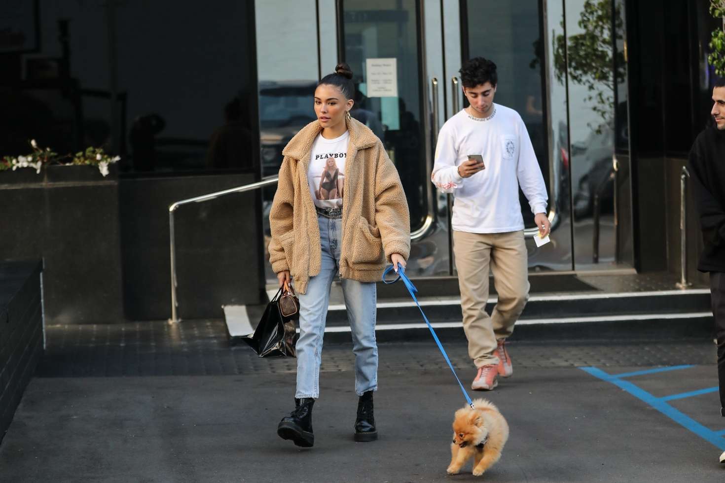Madison Beer with her dog â€“ Shopping in Beverly Hills
