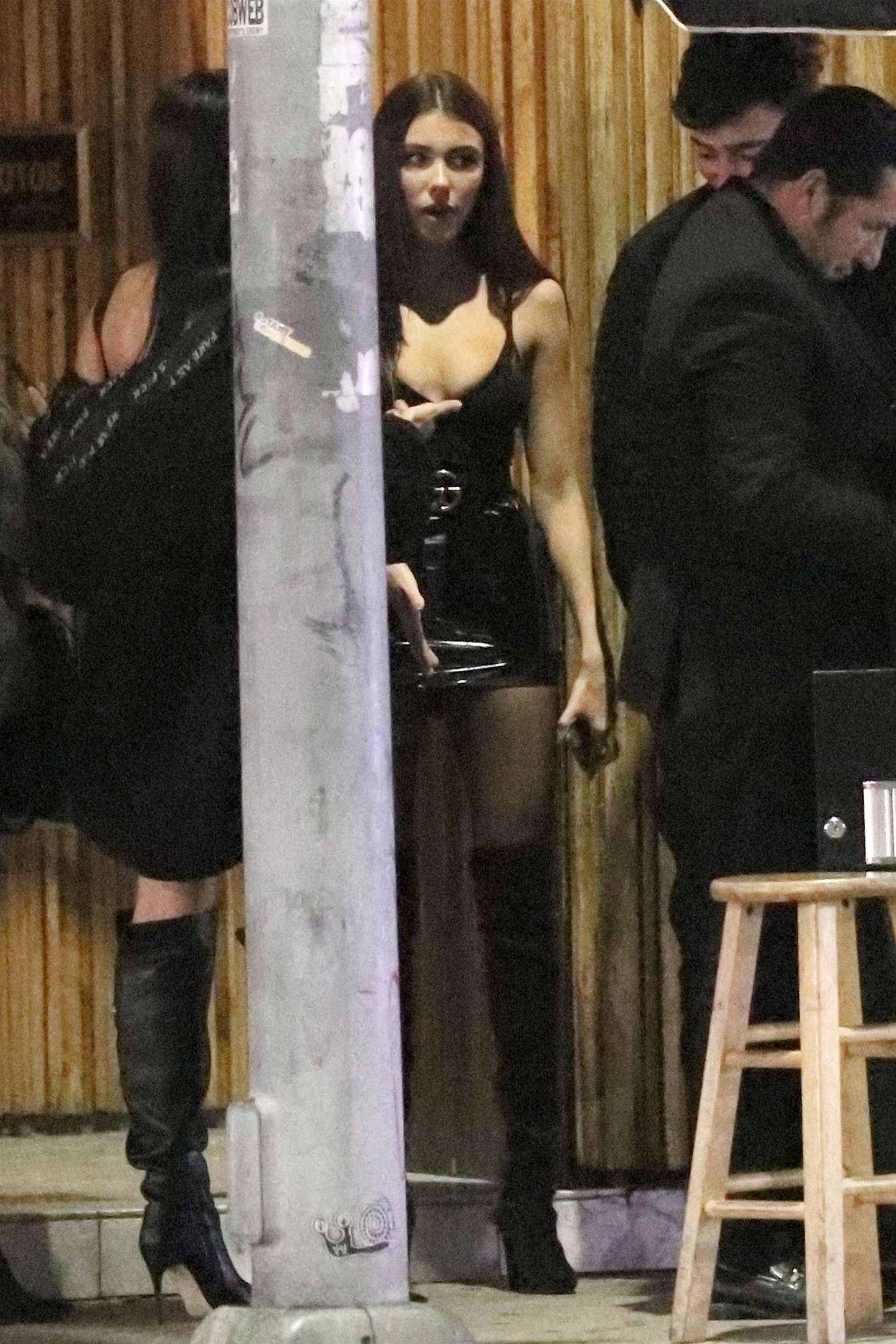 Madison Beerin Mini Dress at a nightclub in LA