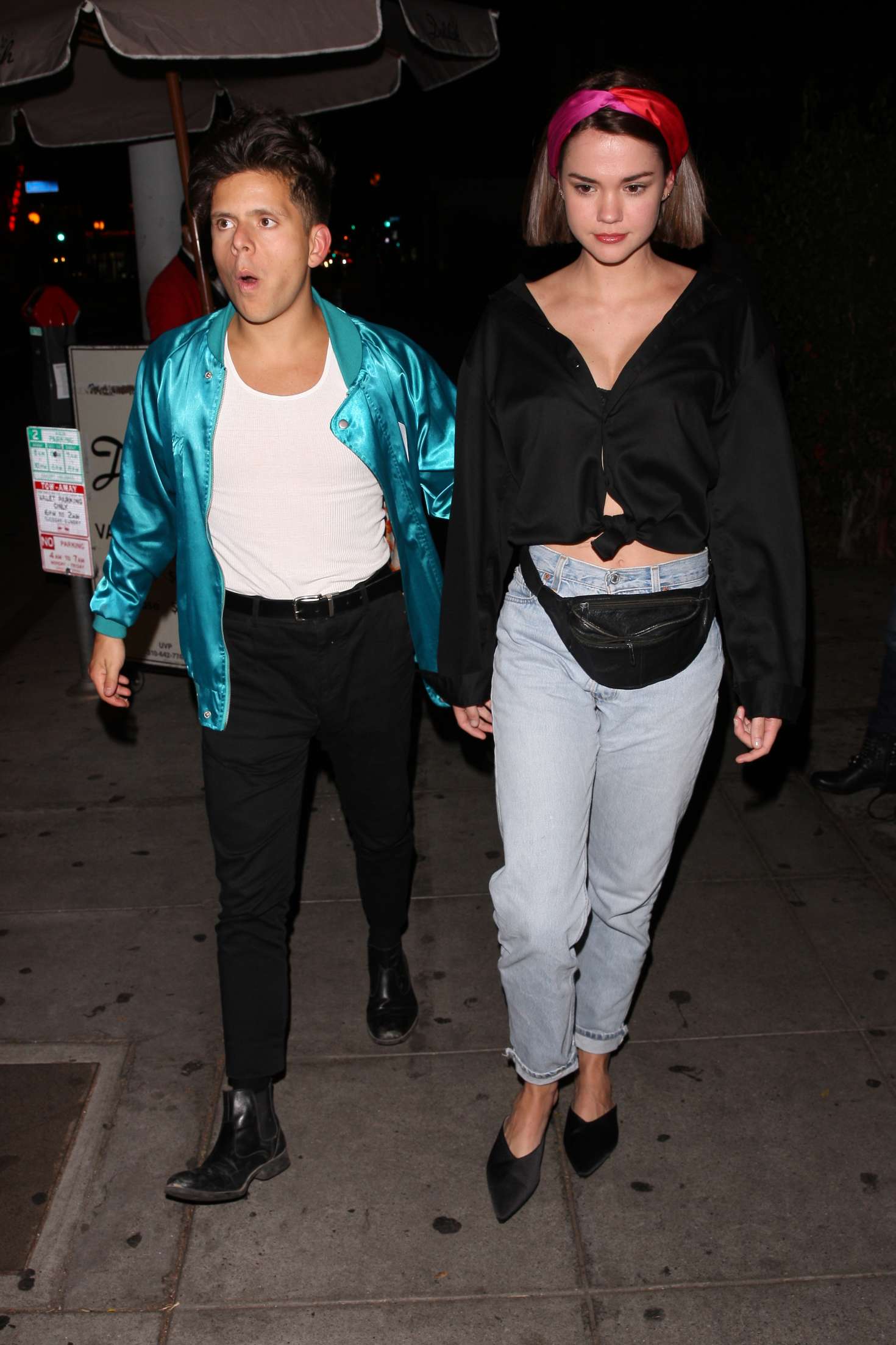 Maia Mitchell â€“ Leaving the Delilah restaurant in West Hollywood