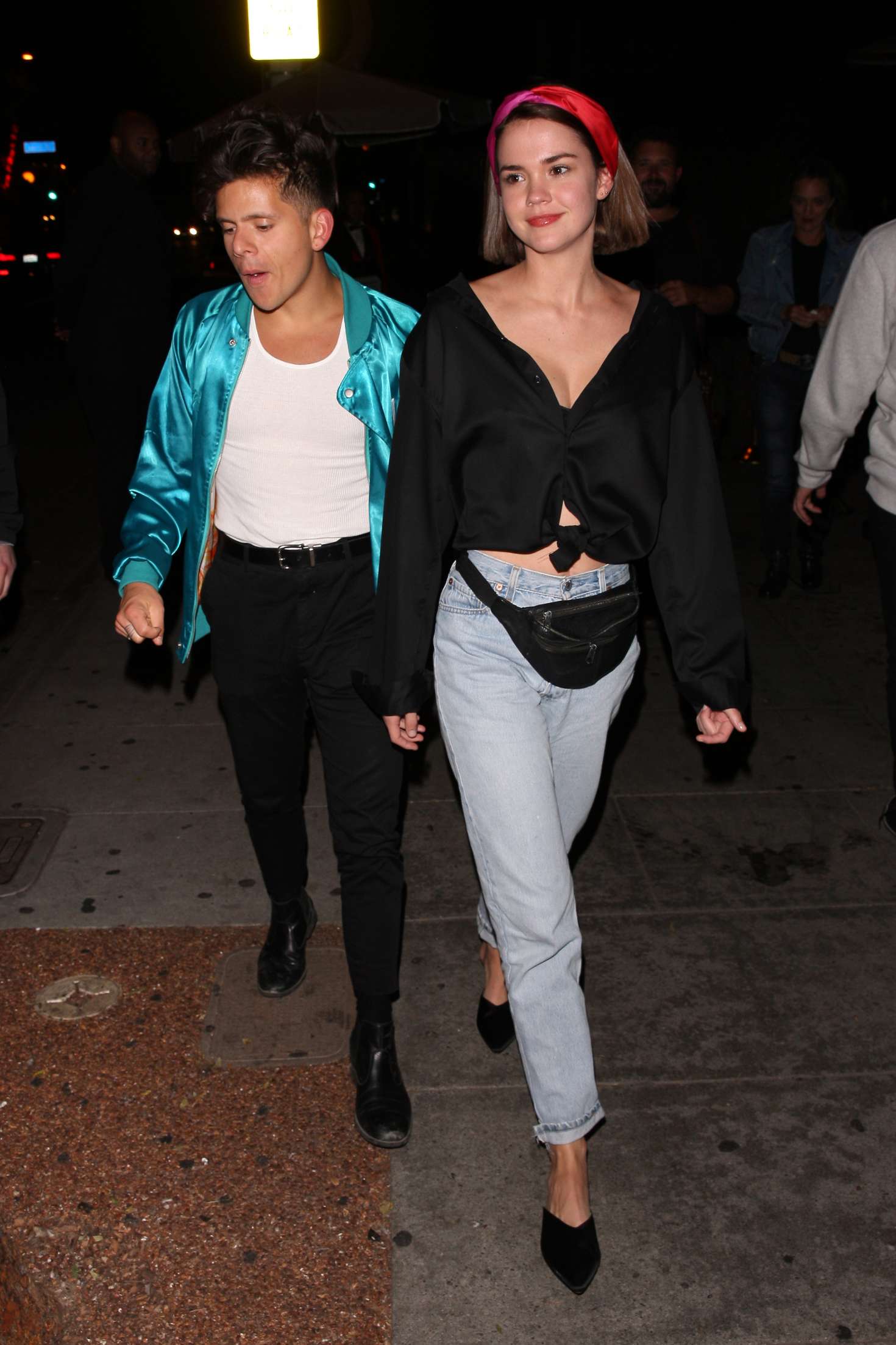 Maia Mitchell â€“ Leaving the Delilah restaurant in West Hollywood