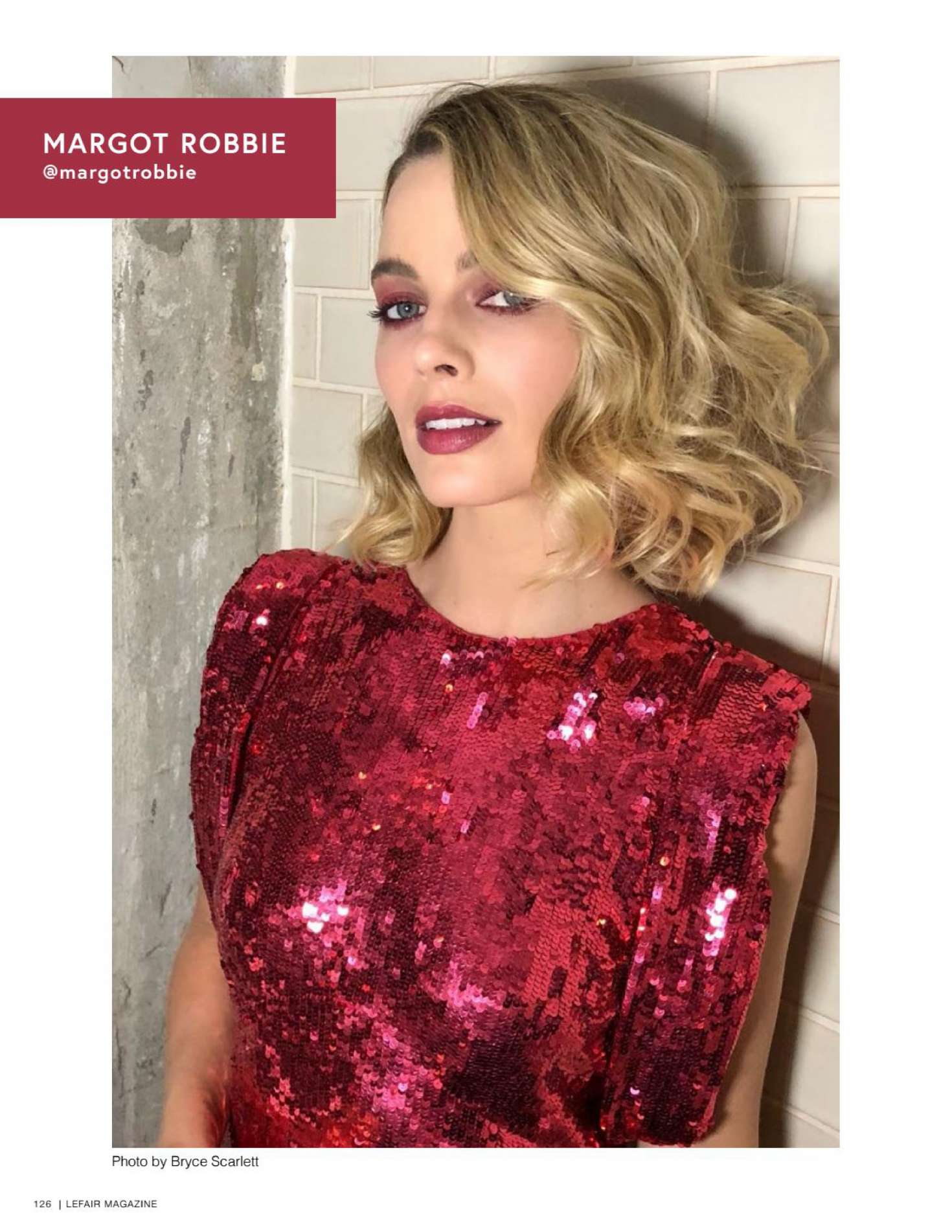 Margot Robbie for Lefair Magazine 2018