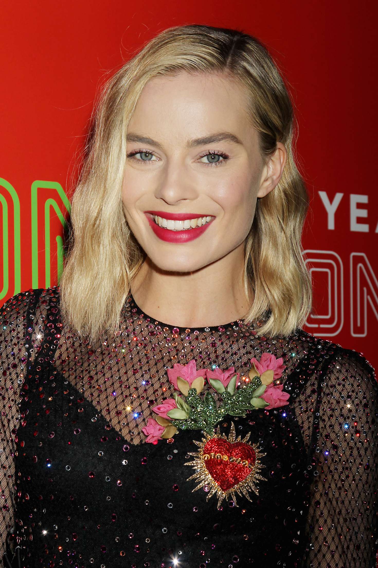Margot Robbie The First Annual Neon Holiday Party 02 GotCeleb