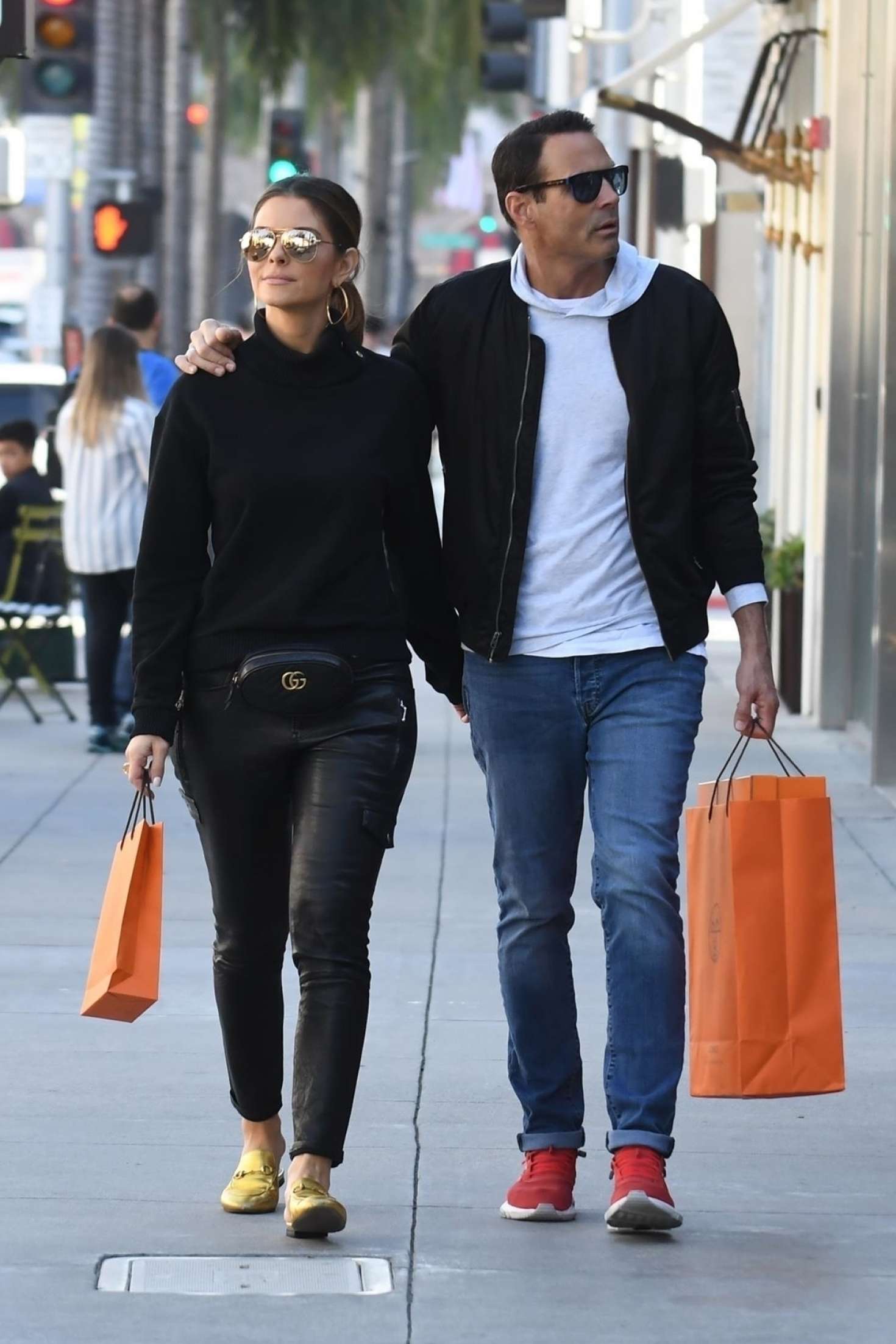 Maria Menounos and Keven Undergaro â€“ Shopping in Beverly Hills