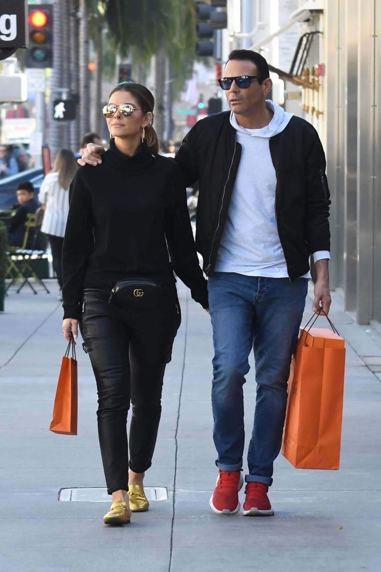 Maria Menounos and Keven Undergaro â€“ Shopping in Beverly Hills