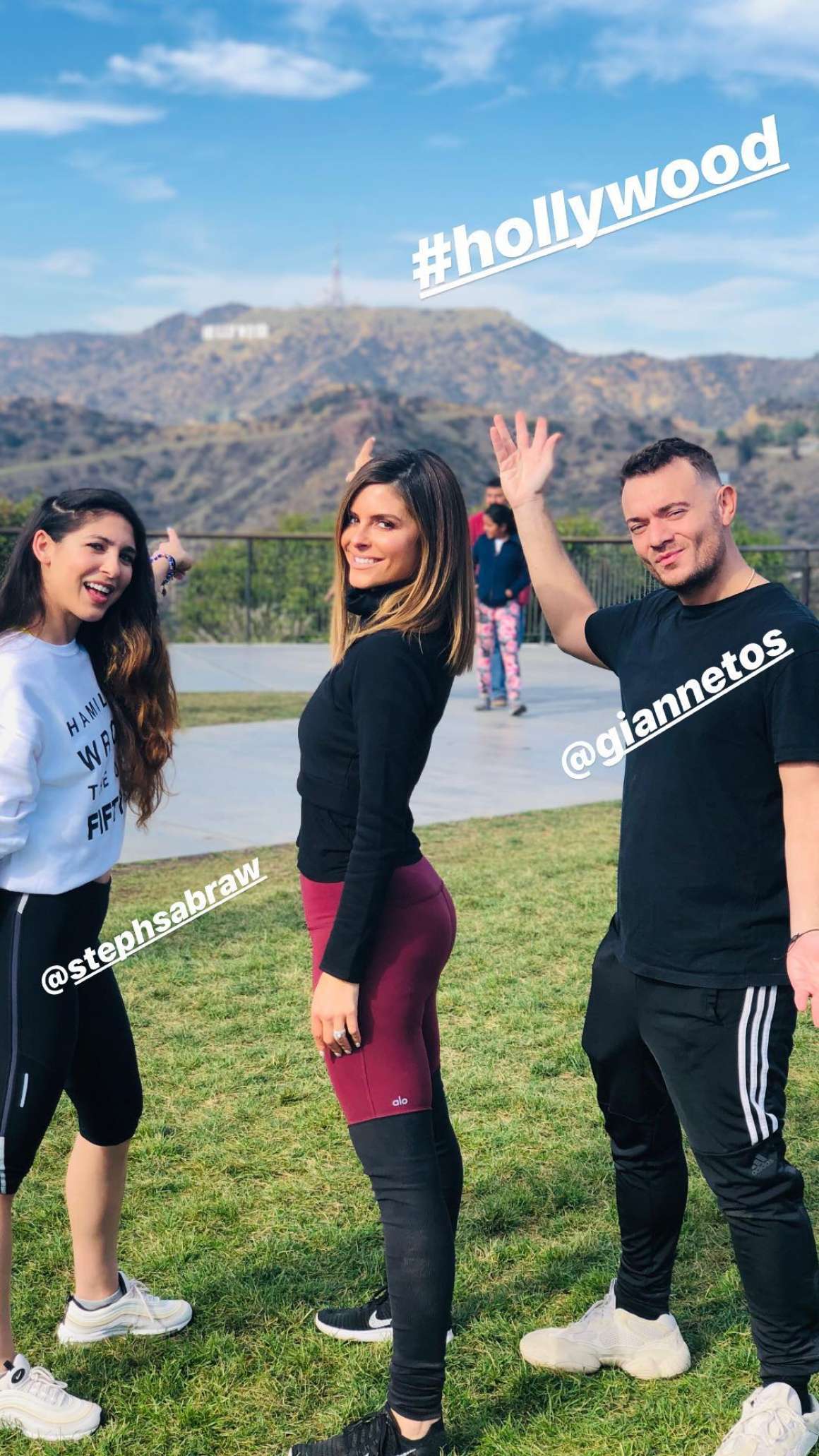 Maria Menounos in Tights Hiking in Hollywood â€“ Instagram Pics