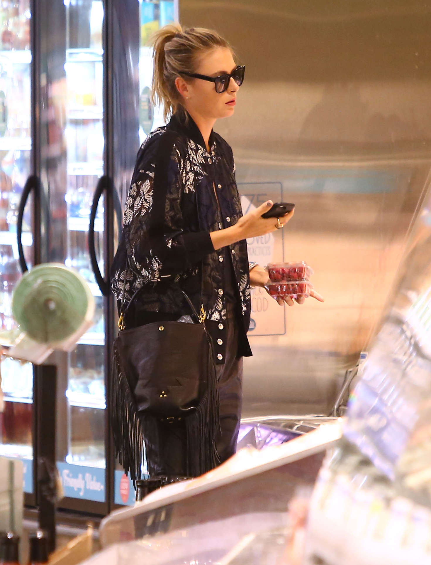Maria Sharapova â€“ Shopping at Whole Foods in Los Angeles