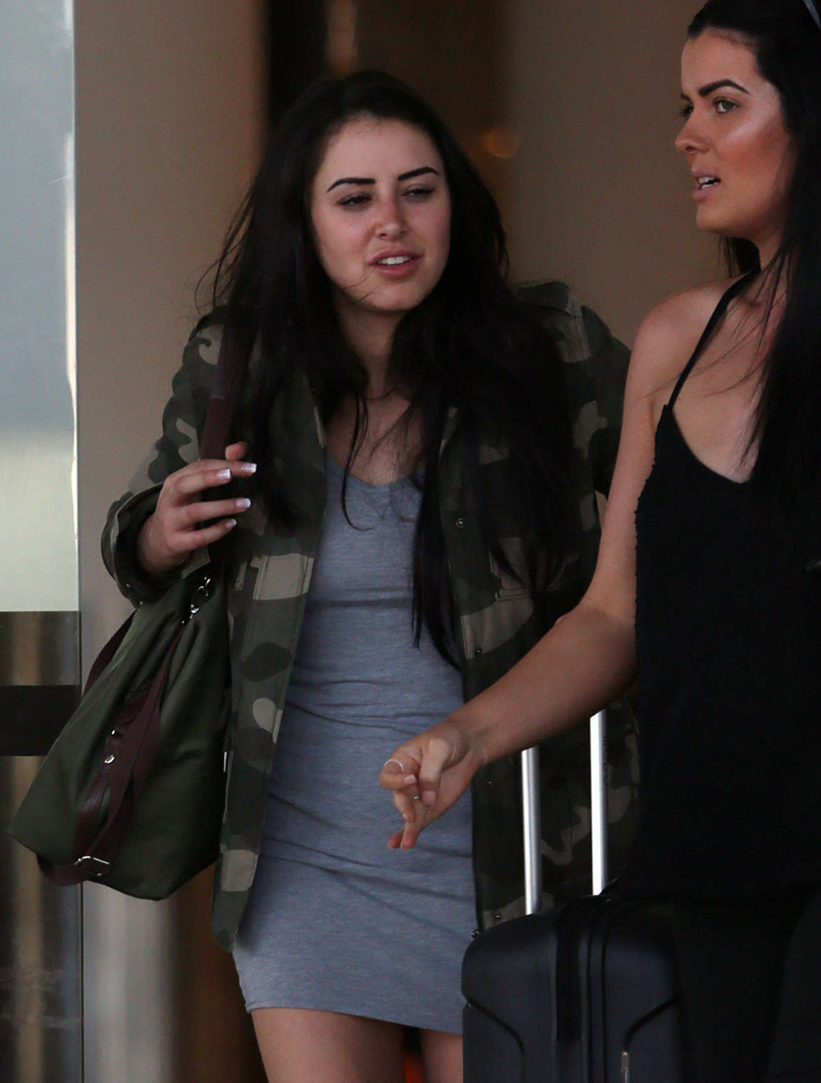 Marnie Simpson â€“ Arriving at Perth Airport in Perth