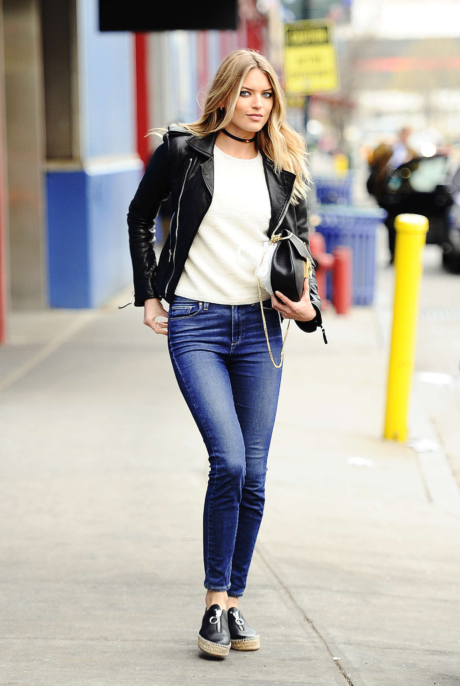 Martha Hunt in Jeans Leaves Victoria Secret Photoshoot in NYC