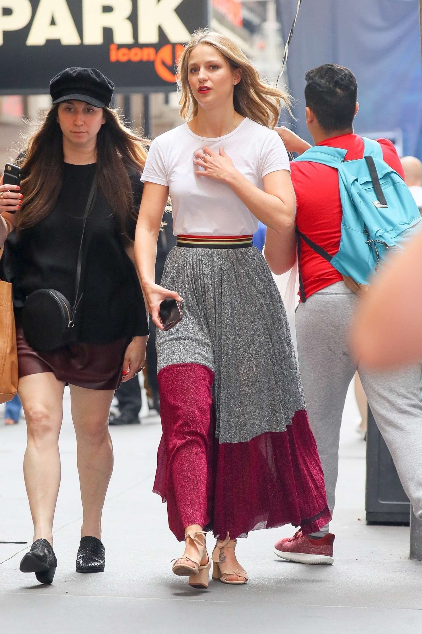 Melissa Benoist â€“ Out and about in NYC