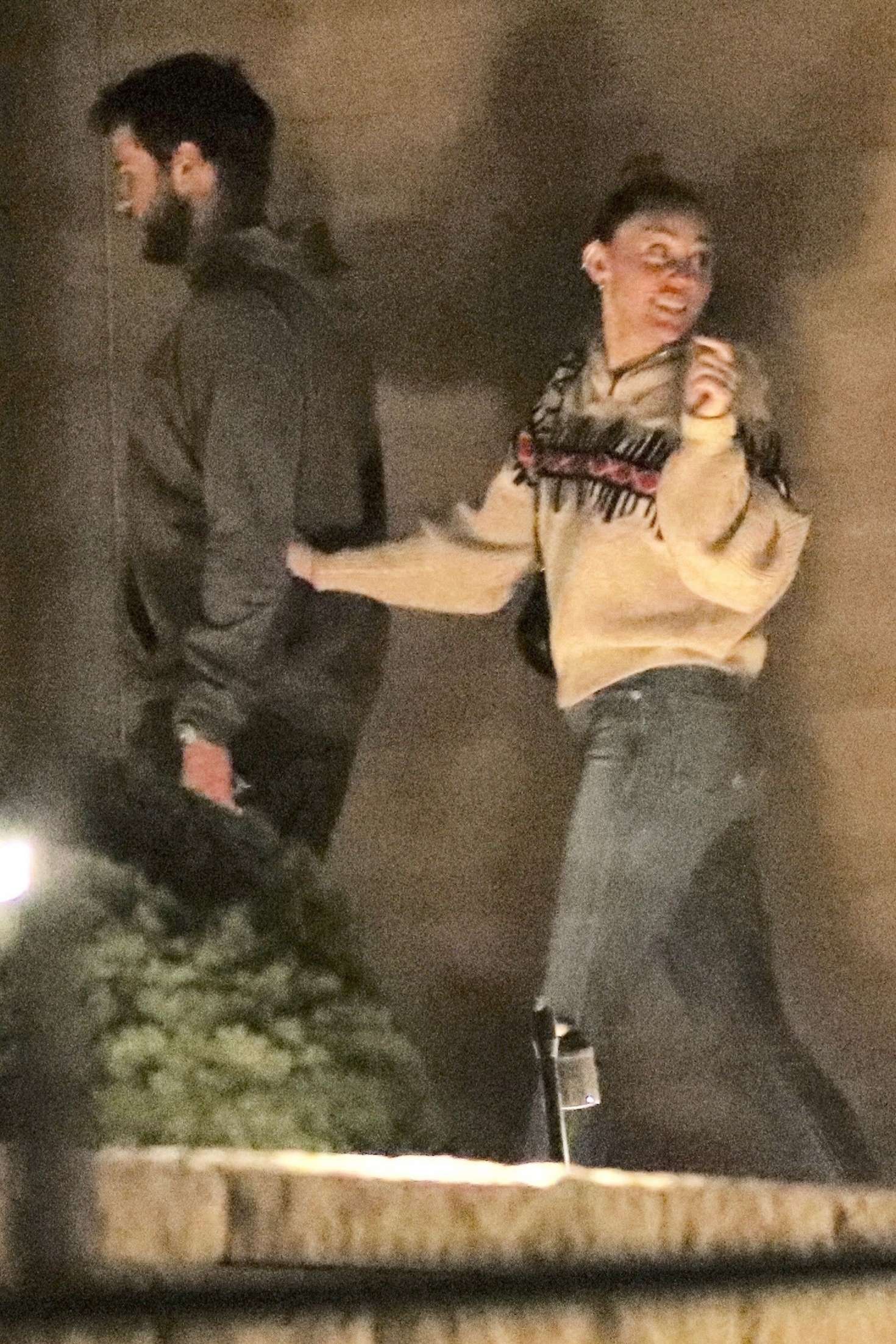 Miley Cyrus and Liam Hemsworth â€“ Out for dinner at Nobu in Malibu