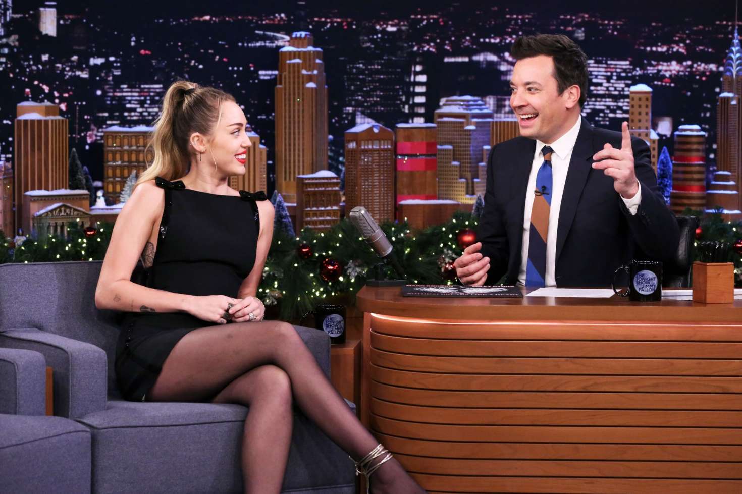 Miley Cyrus â€“ â€˜The Tonight Show Starring Jimmy Fallonâ€™ in NYC