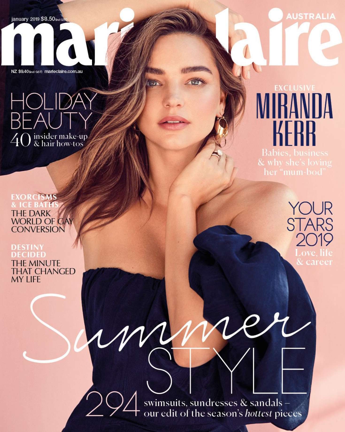 Miranda Kerr â€“ Marie Claire Australia Magazine (January 2019)