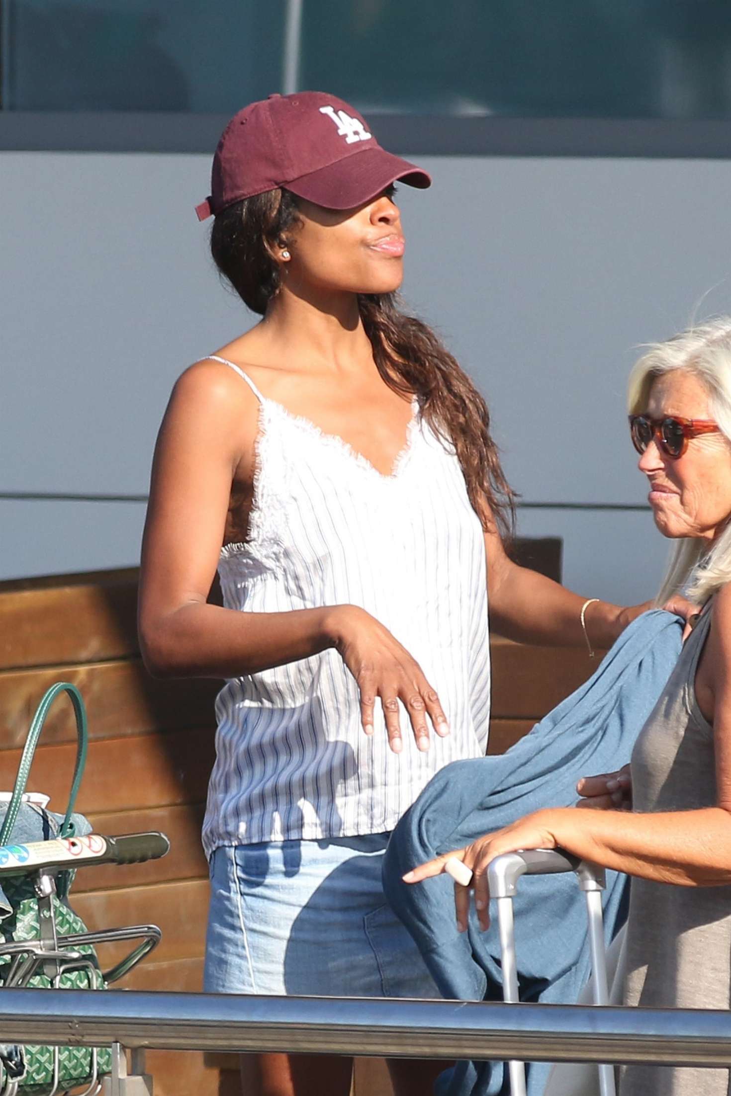 Naomie Harris â€“ Arriving at Airport in Ibiza