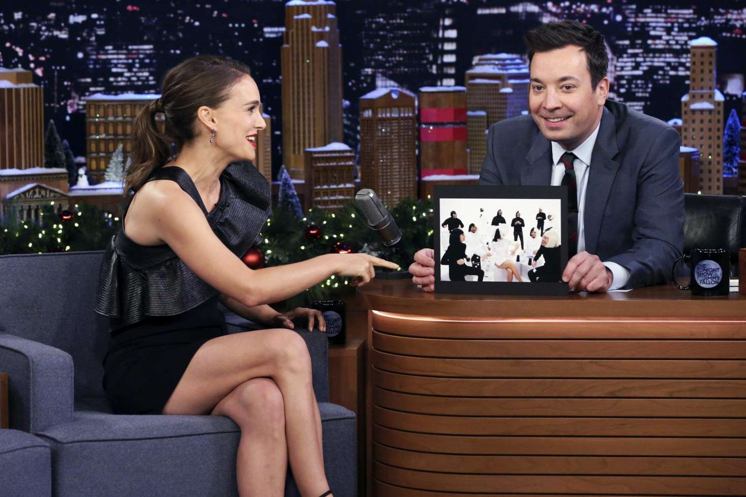 Natalie Portman â€“ â€˜The Tonight Show Starring Jimmy Fallonâ€™ in NYC