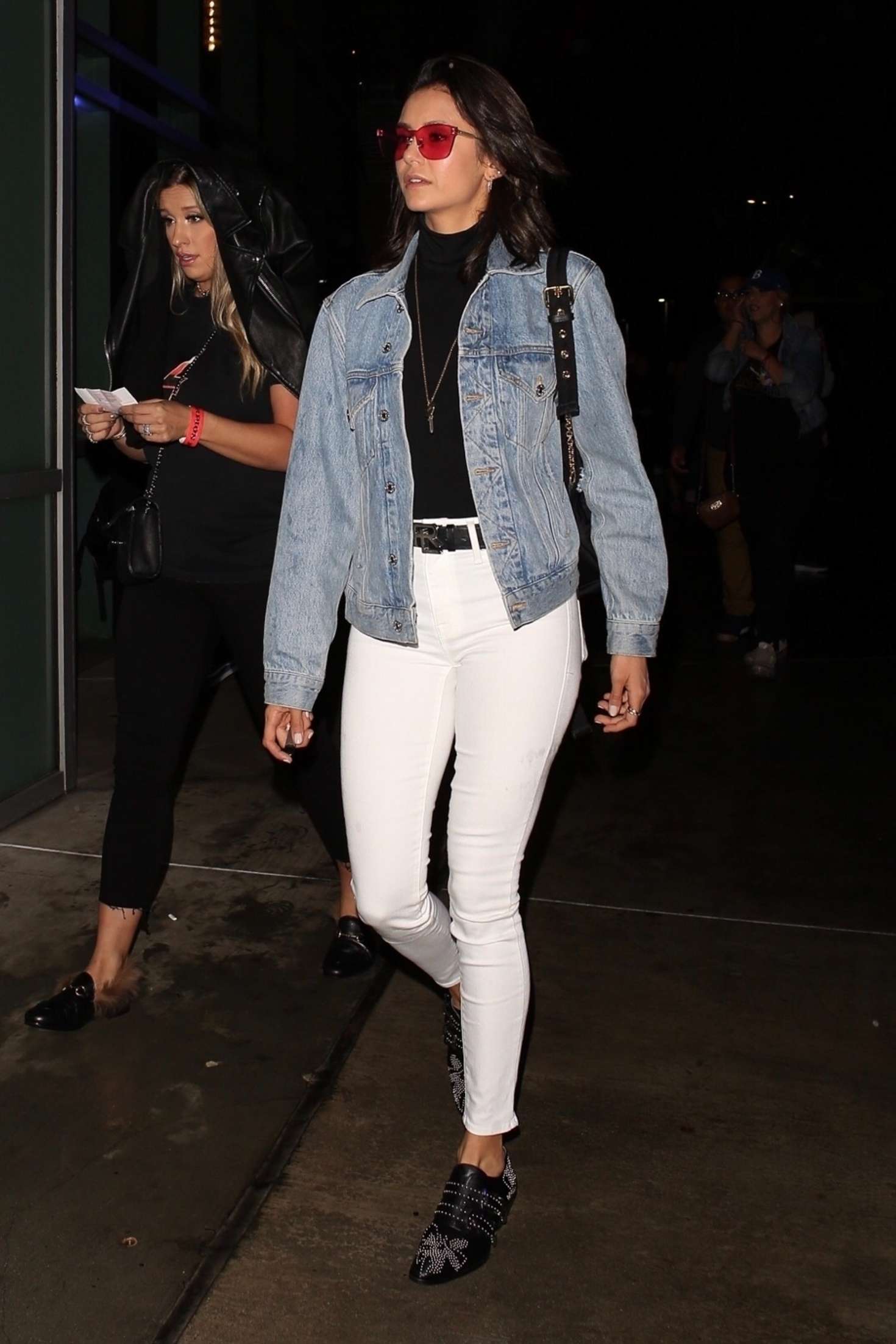 Nina Dobrev â€“ Arriving at the Migos and Drake concert in Los Angeles