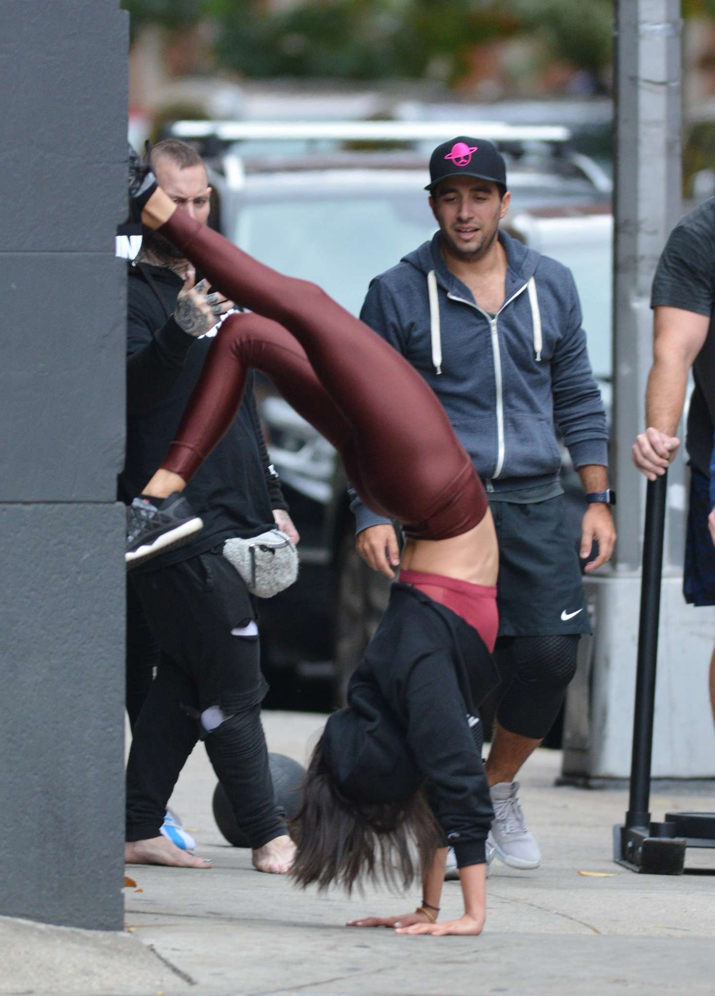 Nina Dobrev â€“ Working Out at The Dogpound Gym in New York City