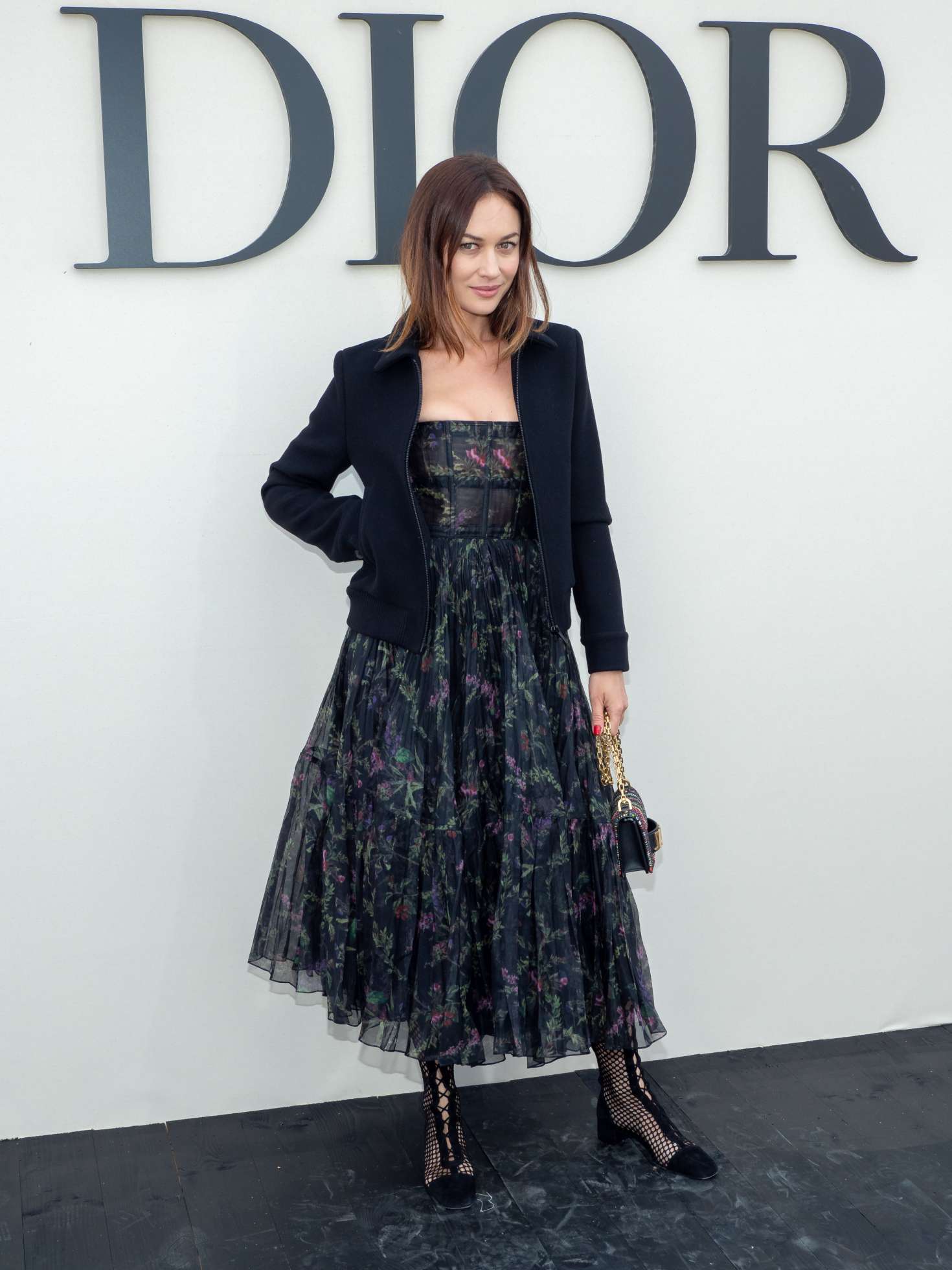 Olga Kurylenko â€“ Christian Dior Fashion Show in Paris